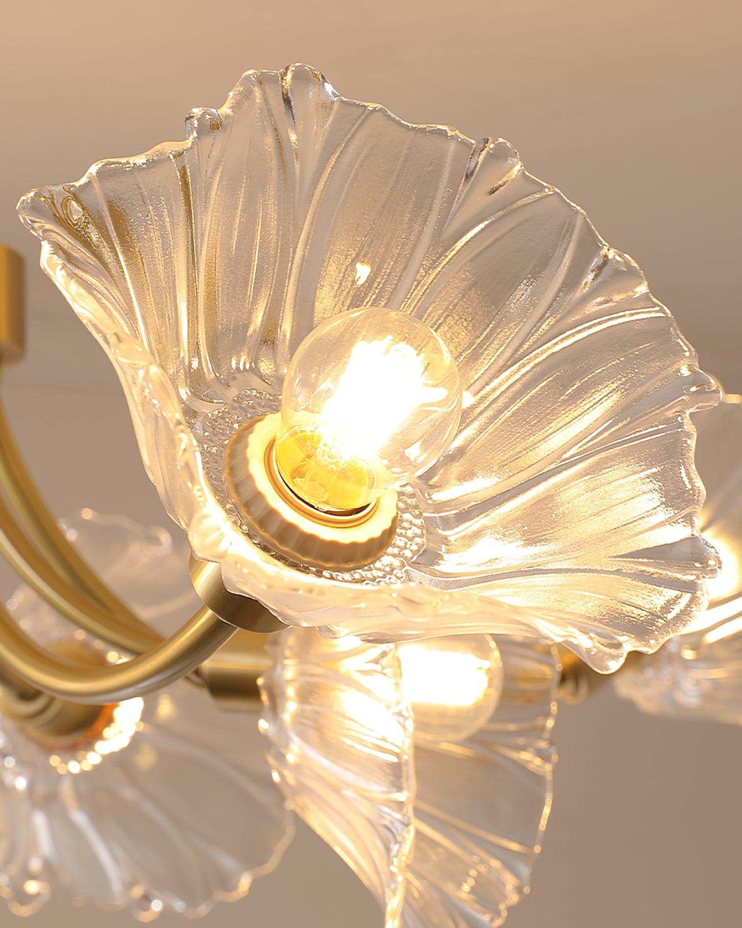 Kalin Flower Glass Ceiling Lamp - Blowlighting