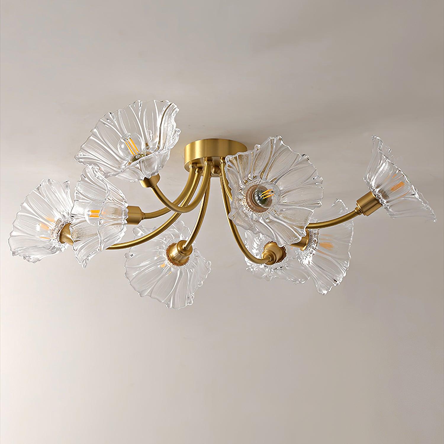 Kalin Flower Glass Ceiling Lamp - Blowlighting