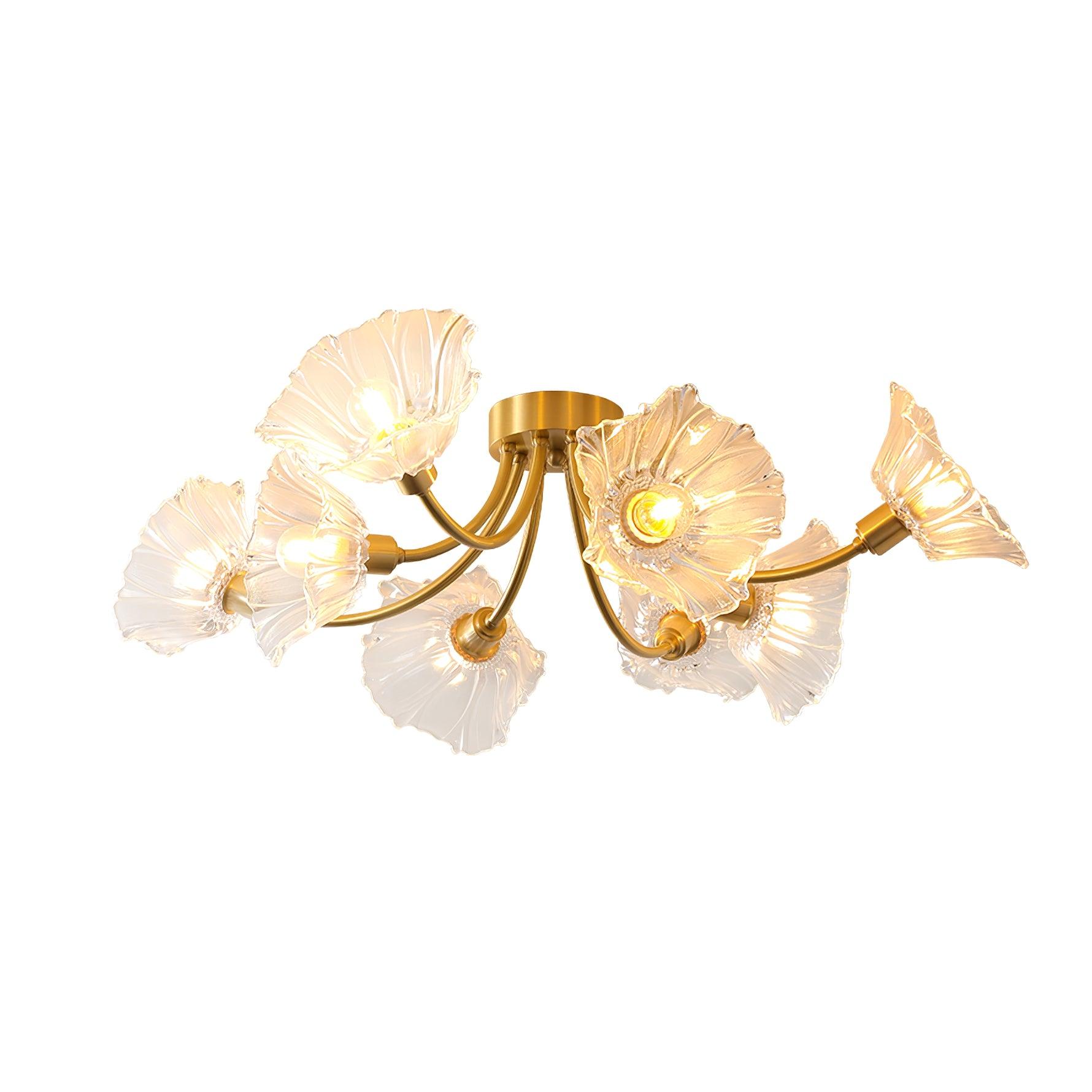 Kalin Flower Glass Ceiling Lamp - Blowlighting