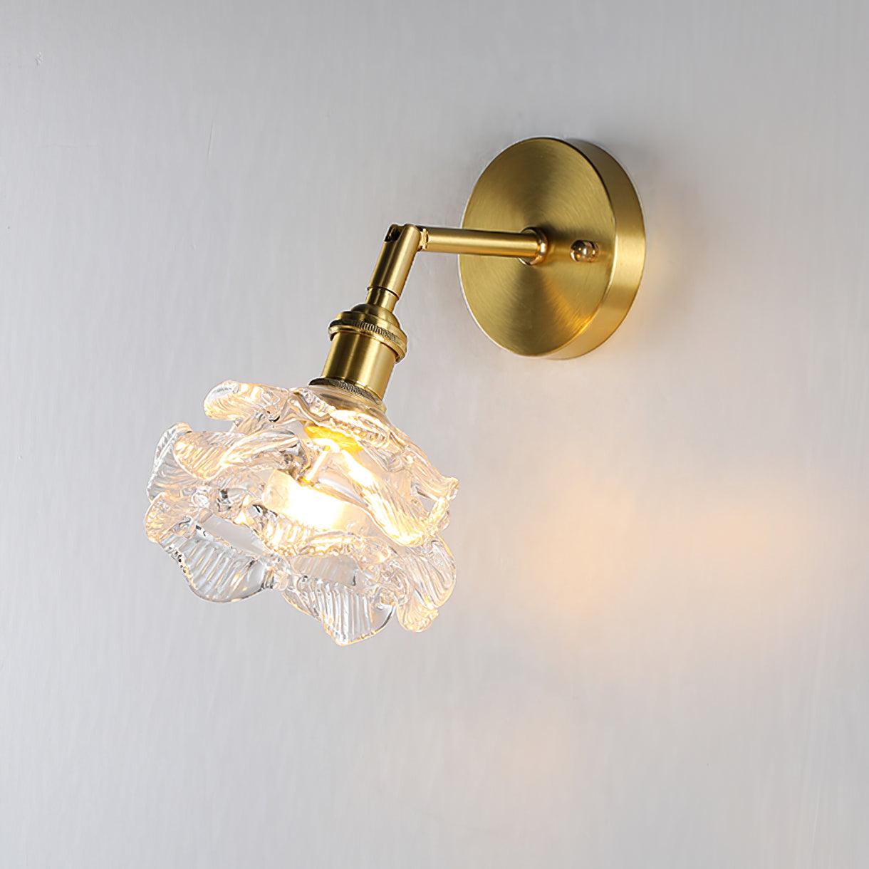 Petal Vintage Brass Wall Lamp - Blowlighting