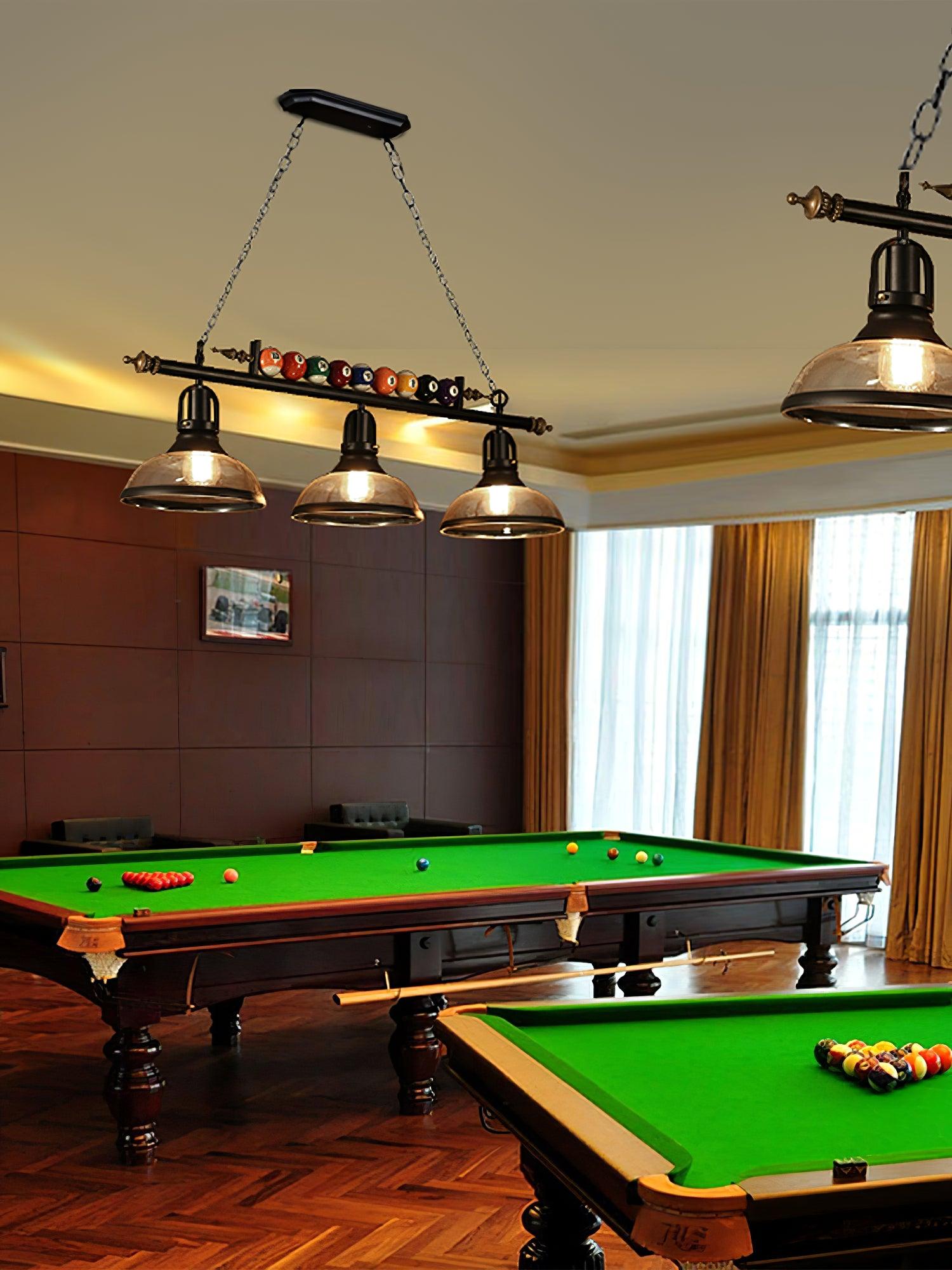 Kasha Billiard Chandelier - Blowlighting