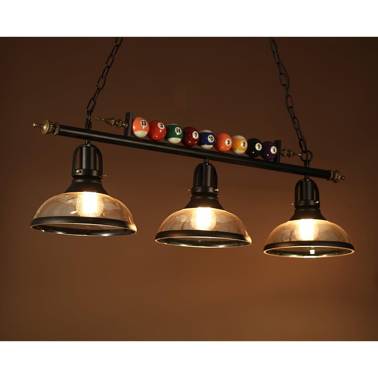 Kasha Billiard Chandelier - Blowlighting