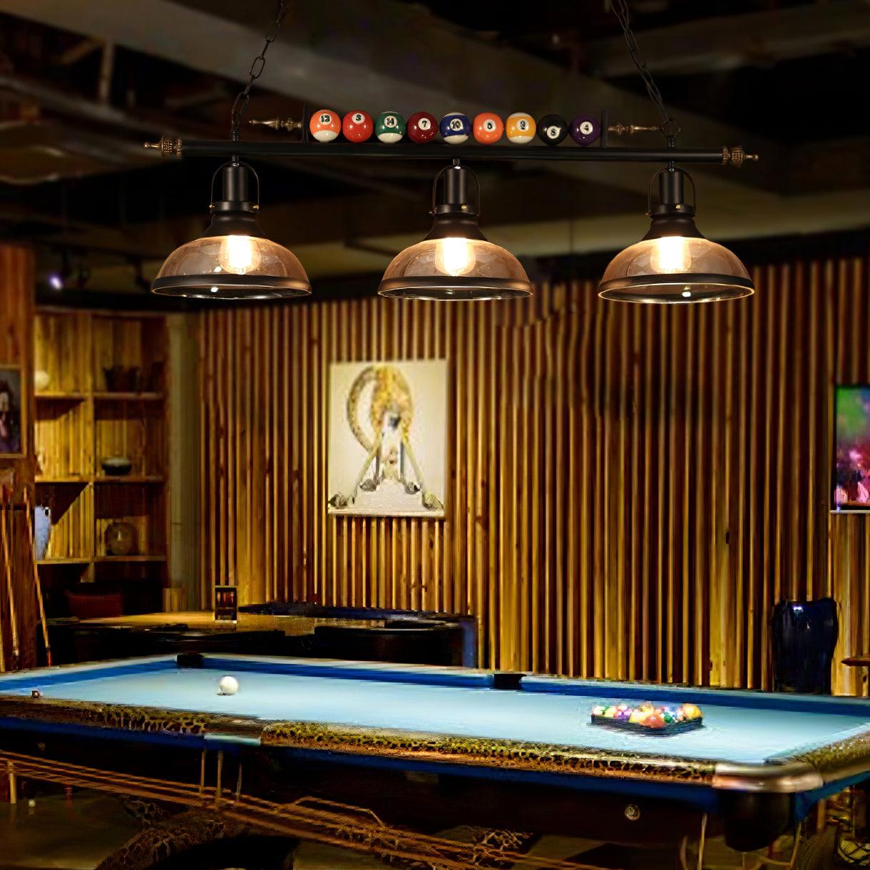 Kasha Billiard Chandelier - Blowlighting