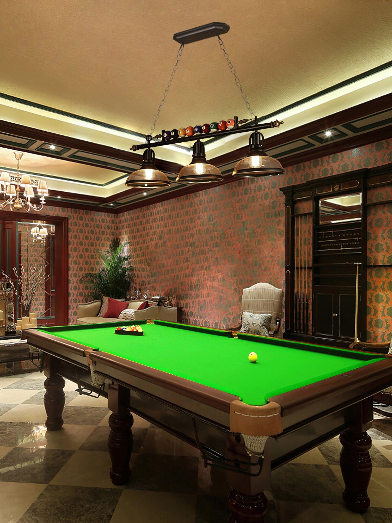 Kasha Billiard Chandelier - Blowlighting