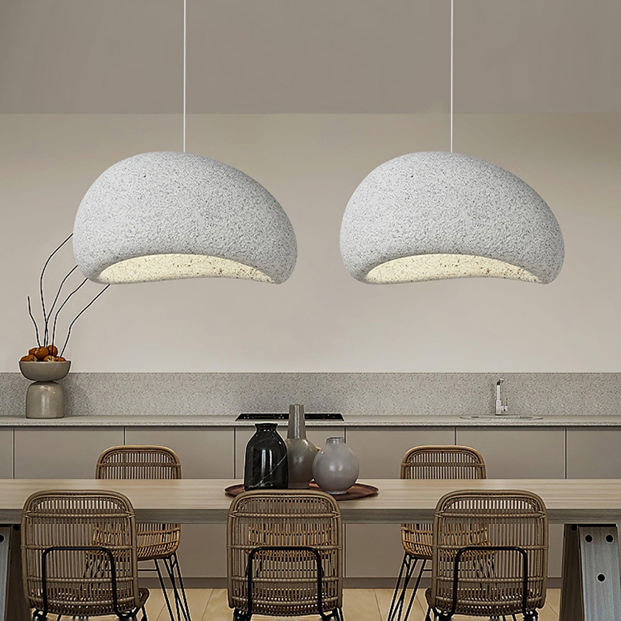 Khmara Halia Speckled Pendant Lamp - Blowlighting
