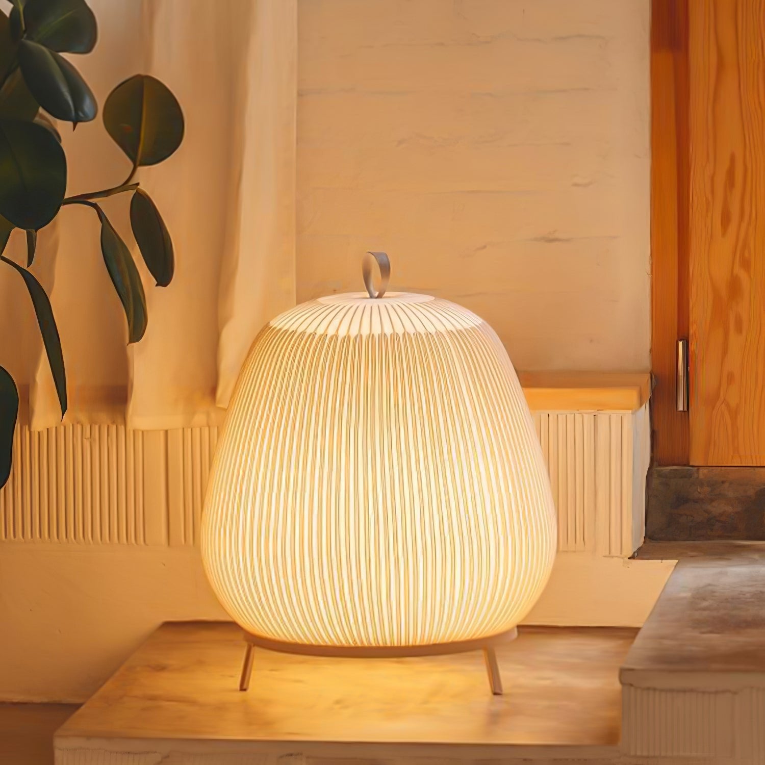 Lantern Knit Table Lamp - Blowlighting