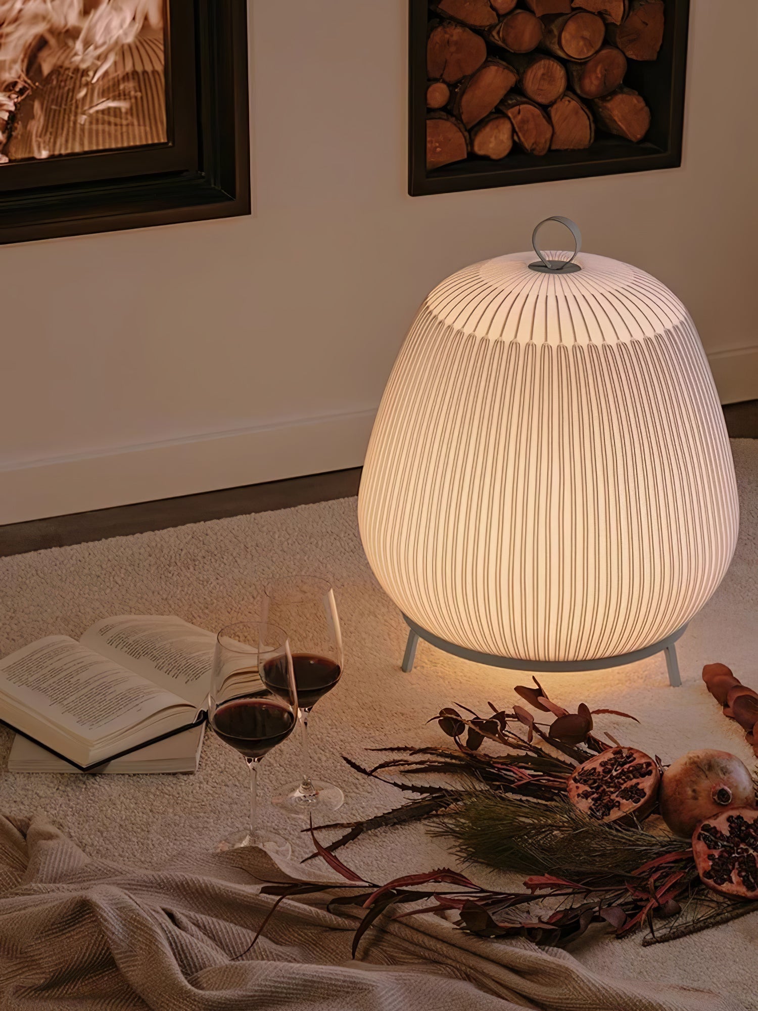Lantern Knit Table Lamp - Blowlighting