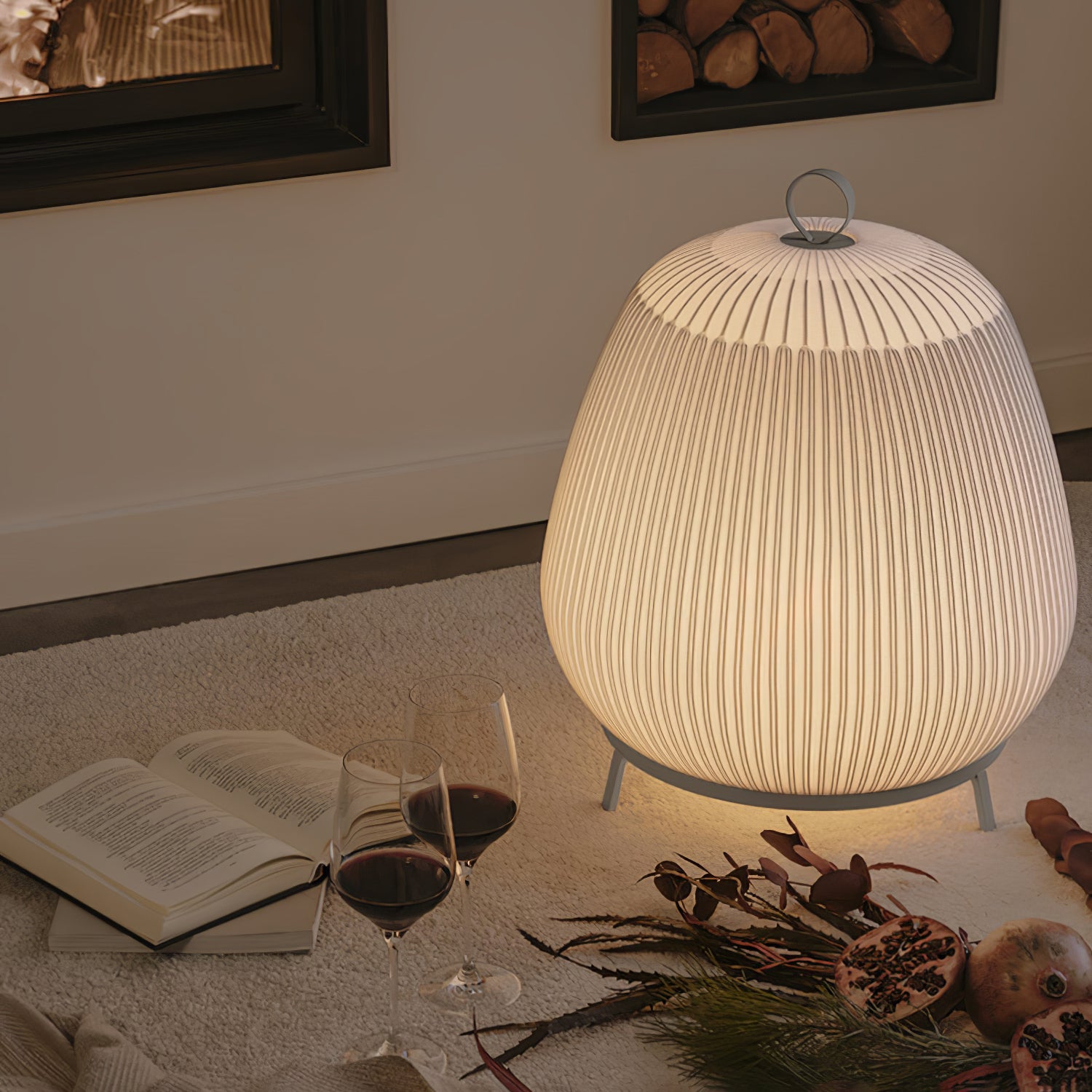 Lantern Knit Table Lamp - Blowlighting
