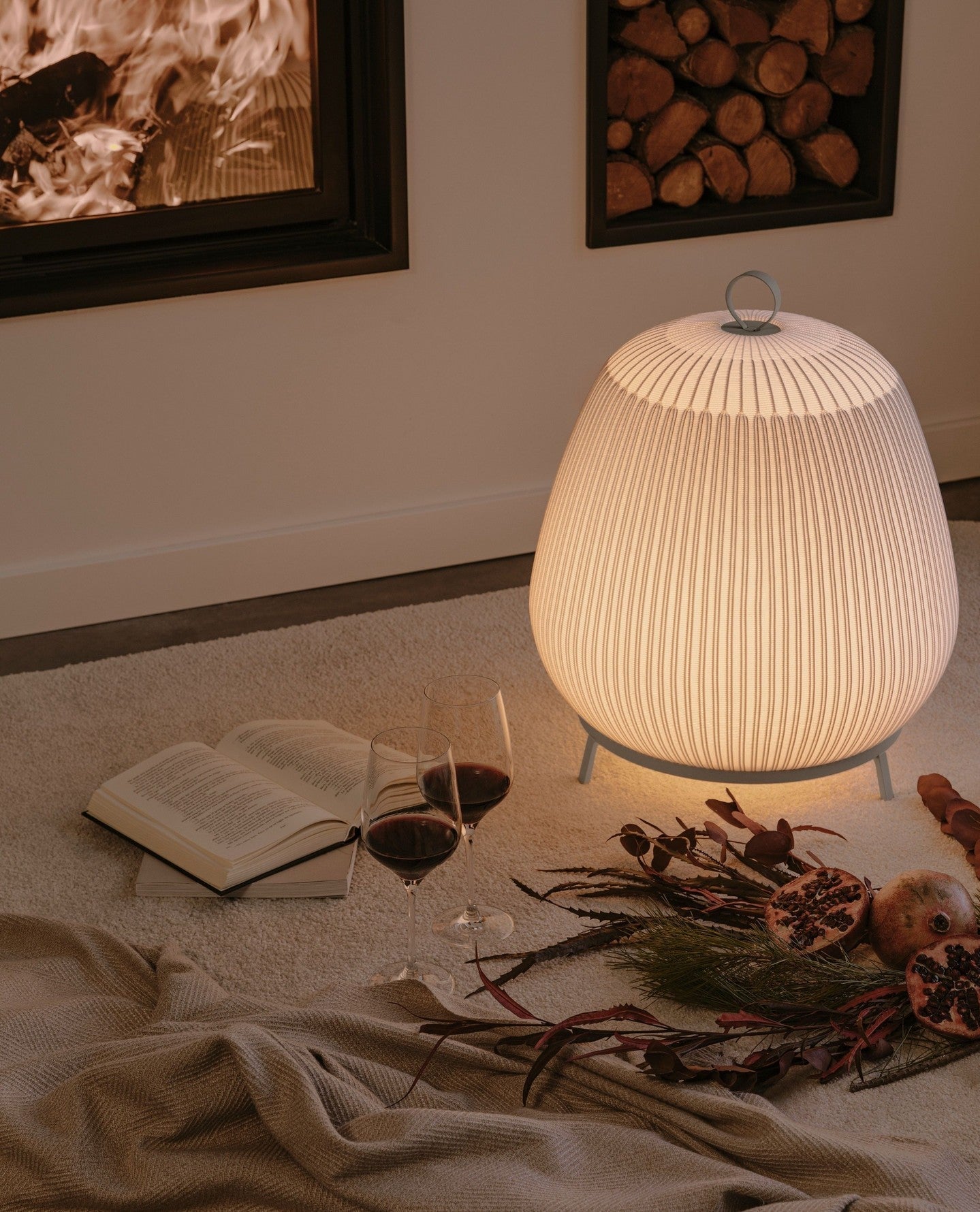Lantern Knit Table Lamp - Blowlighting