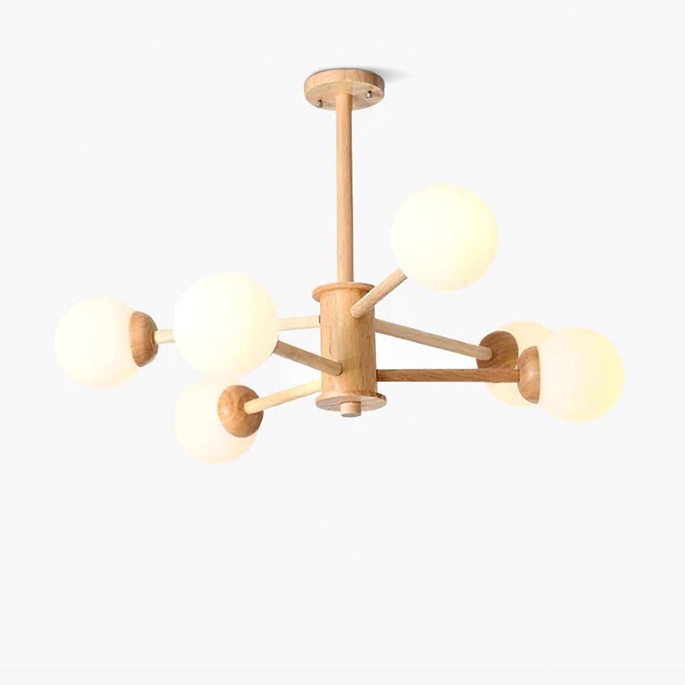 Kozan Wooden Chandelier - Blowlighting