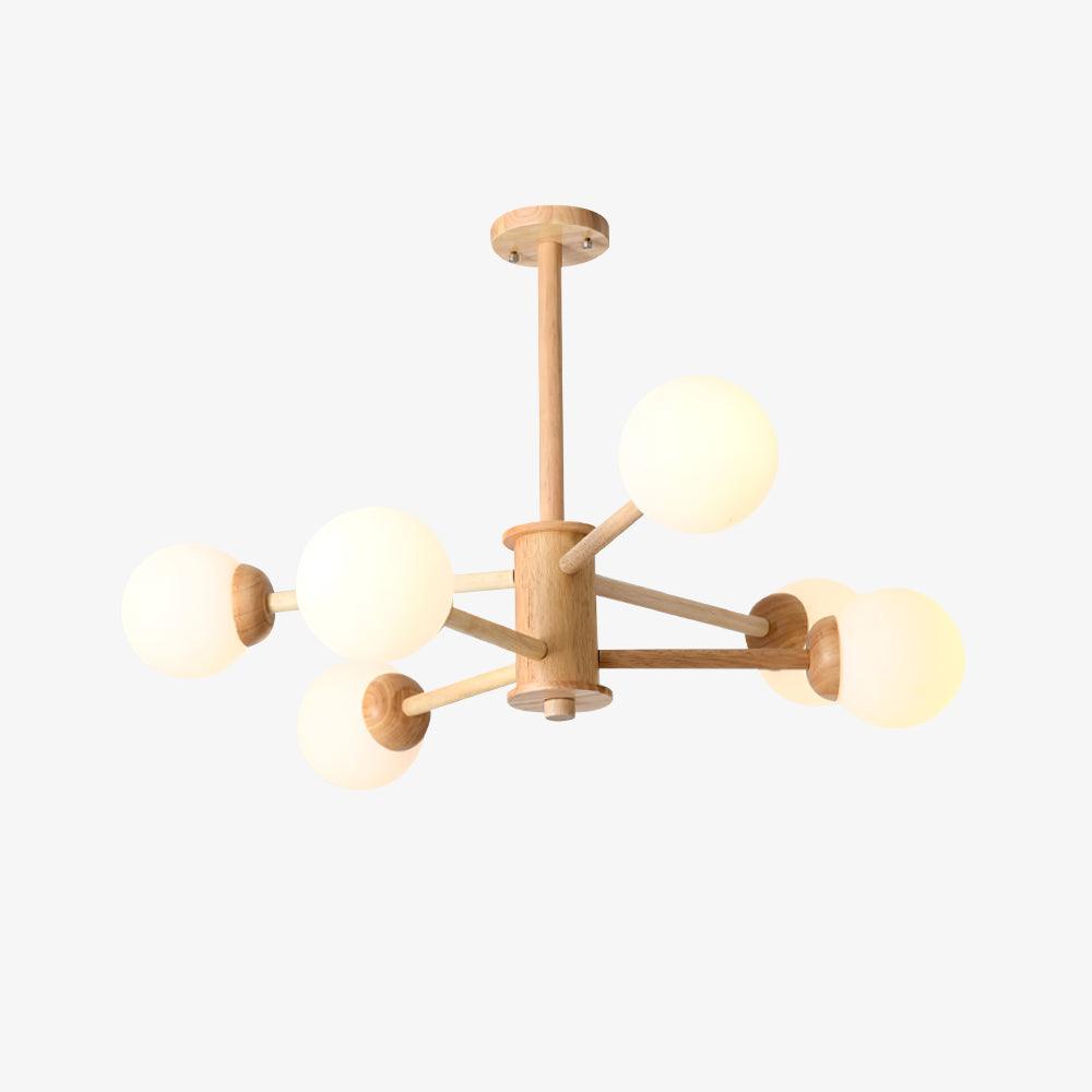 Kozan Wooden Chandelier - Blowlighting