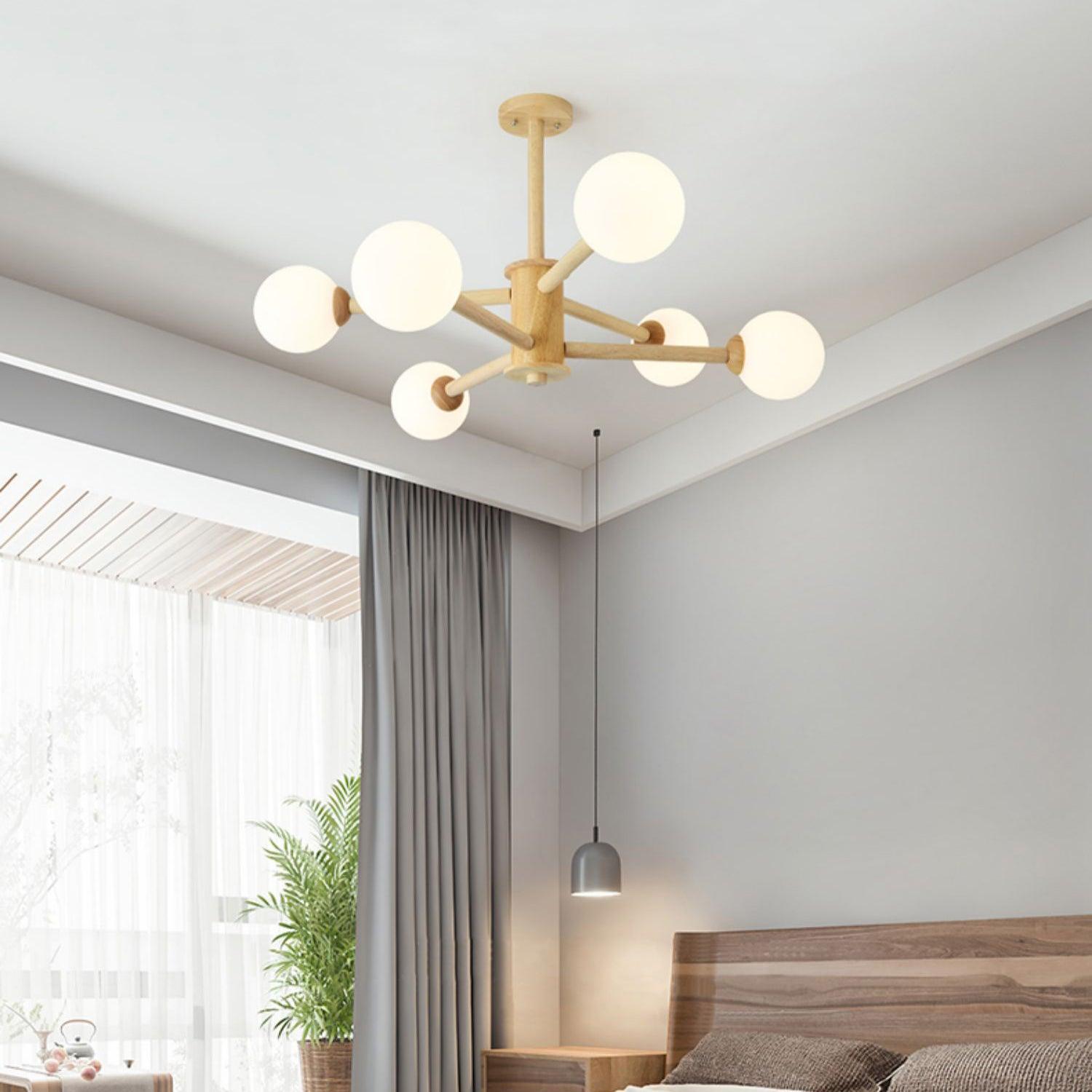 Kozan Wooden Chandelier - Blowlighting