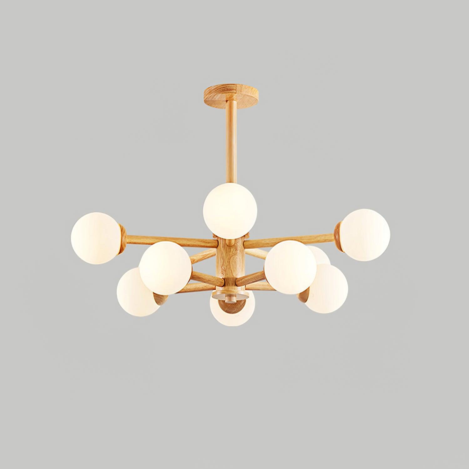 Kozan Wooden Chandelier - Blowlighting