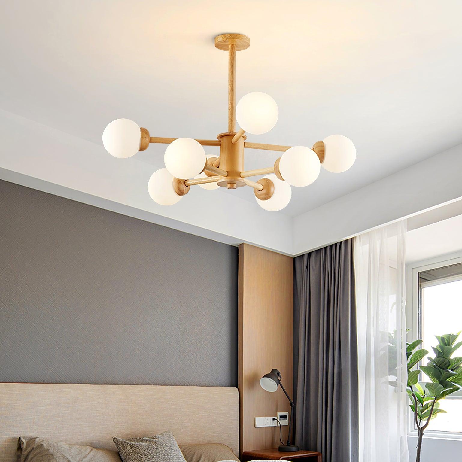 Kozan Wooden Chandelier - Blowlighting