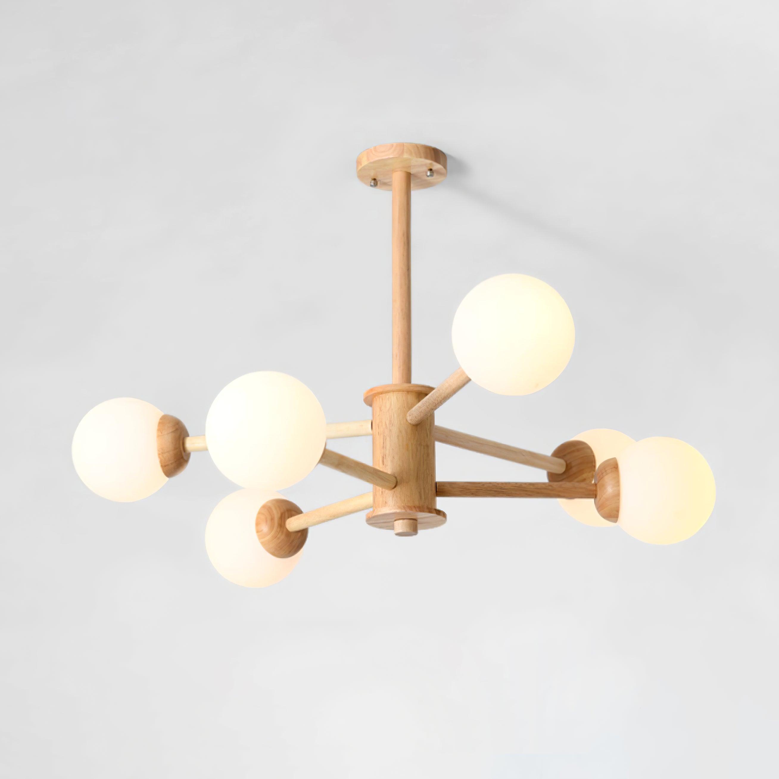 Kozan Wooden Chandelier - Blowlighting