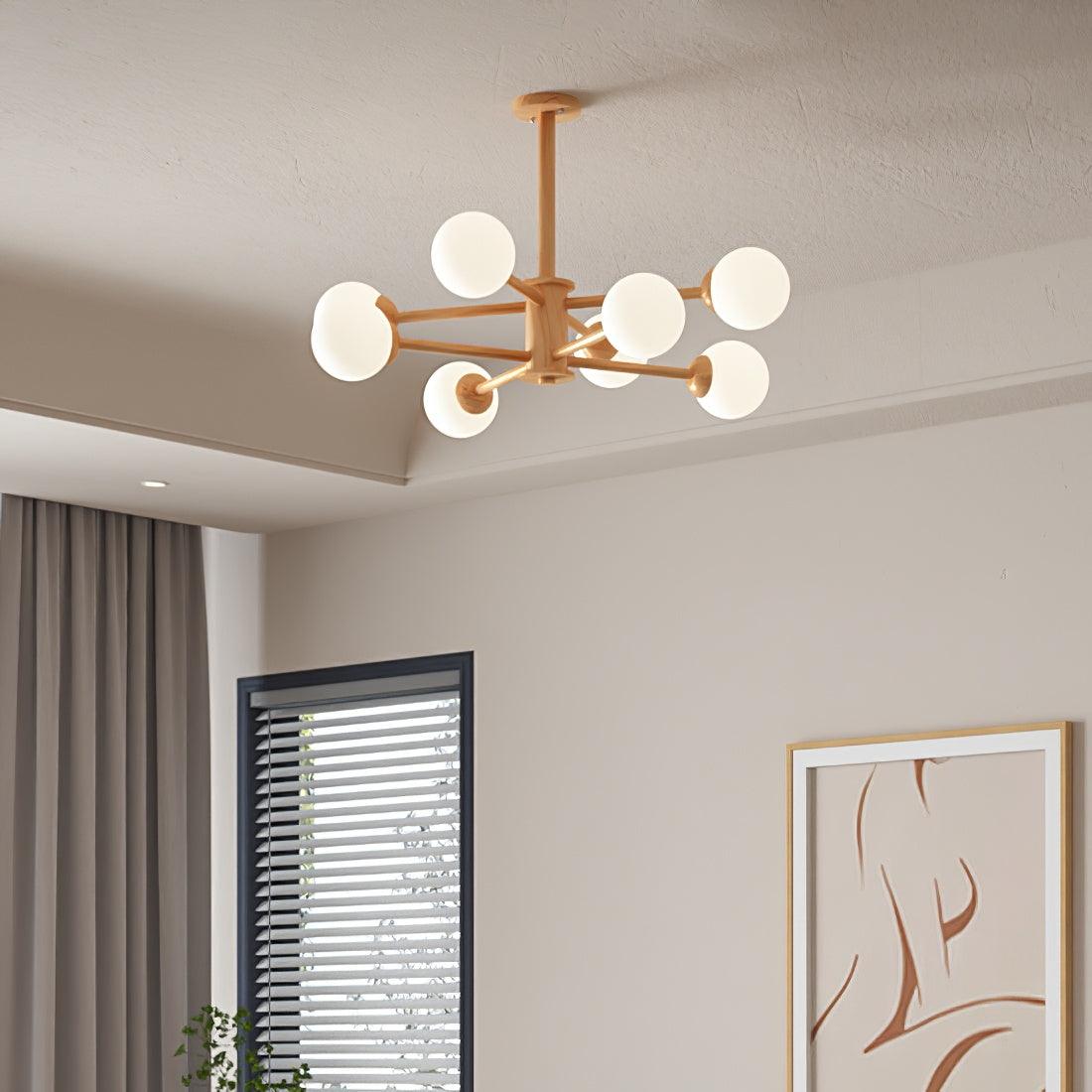 Kozan Wooden Chandelier - Blowlighting