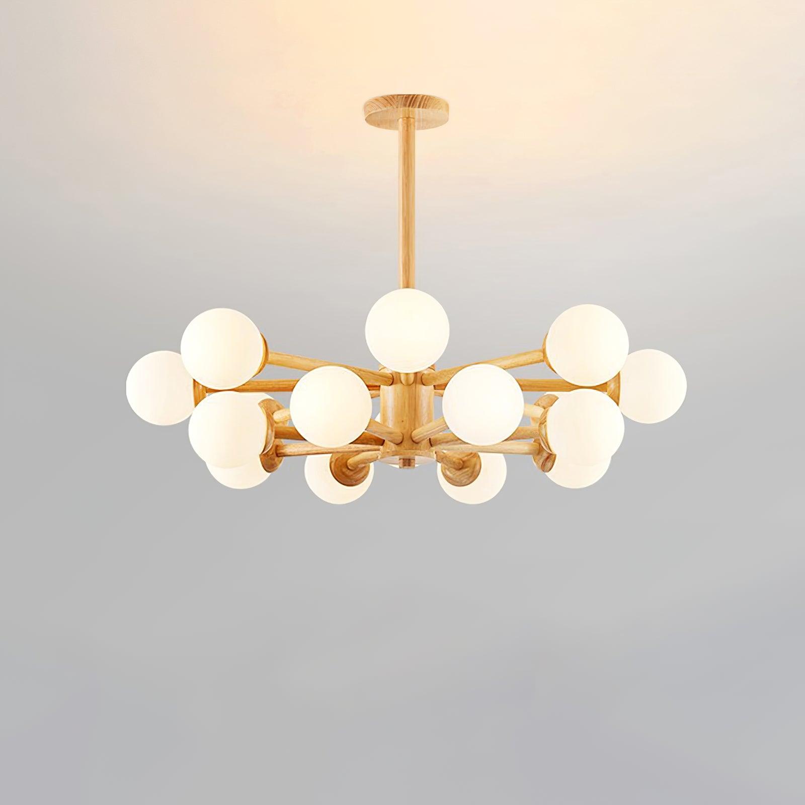 Kozan Wooden Chandelier - Blowlighting