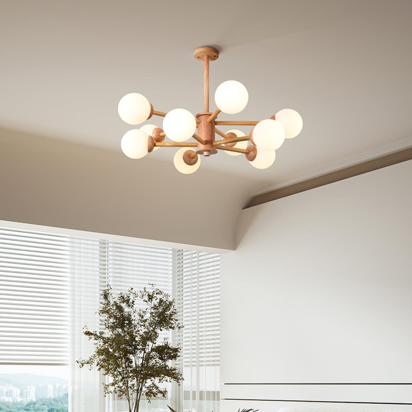 Kozan Wooden Chandelier - Blowlighting