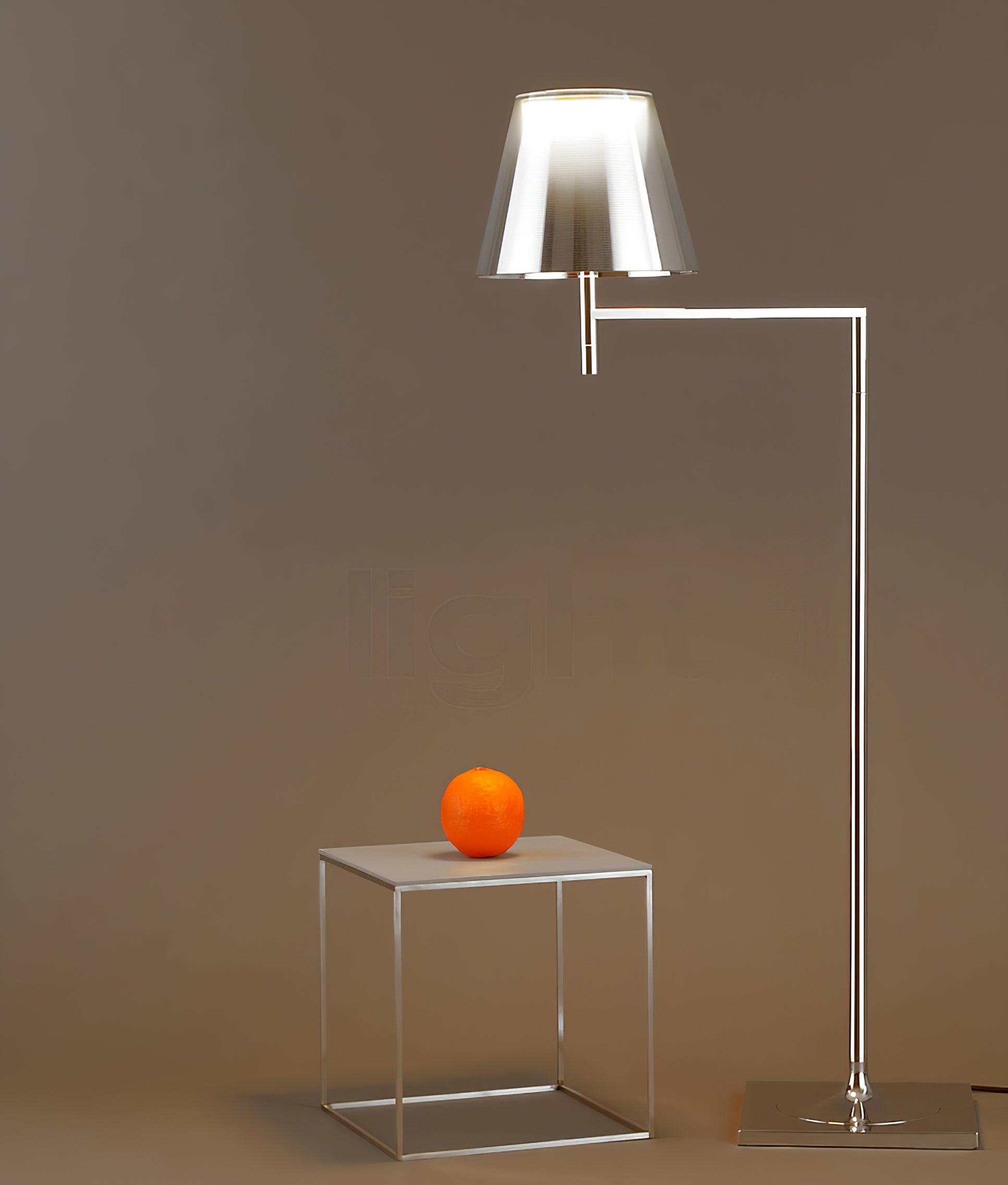 Chrome Prism Bending Floor Light - Blowlighting