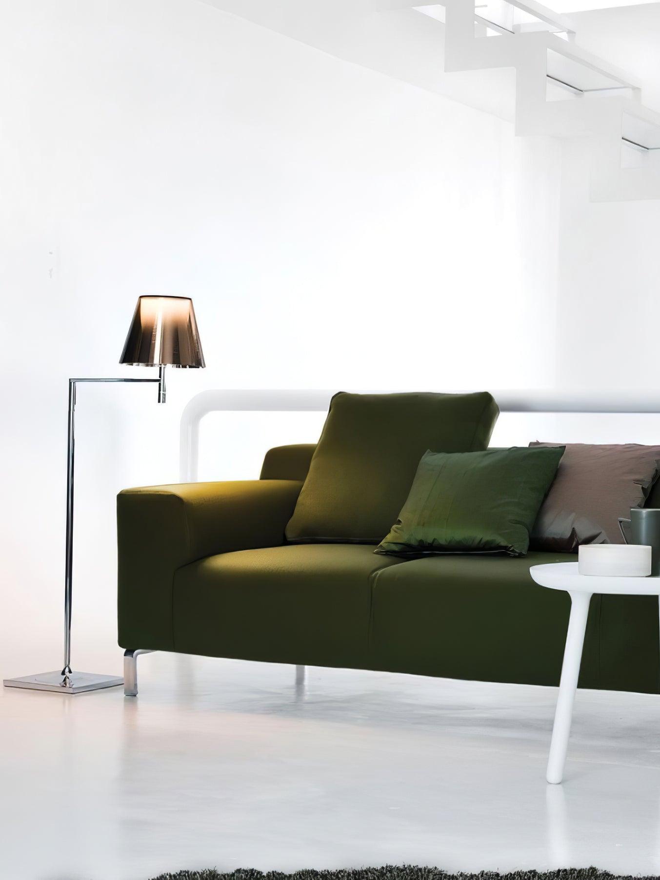 Chrome Prism Bending Floor Light - Blowlighting