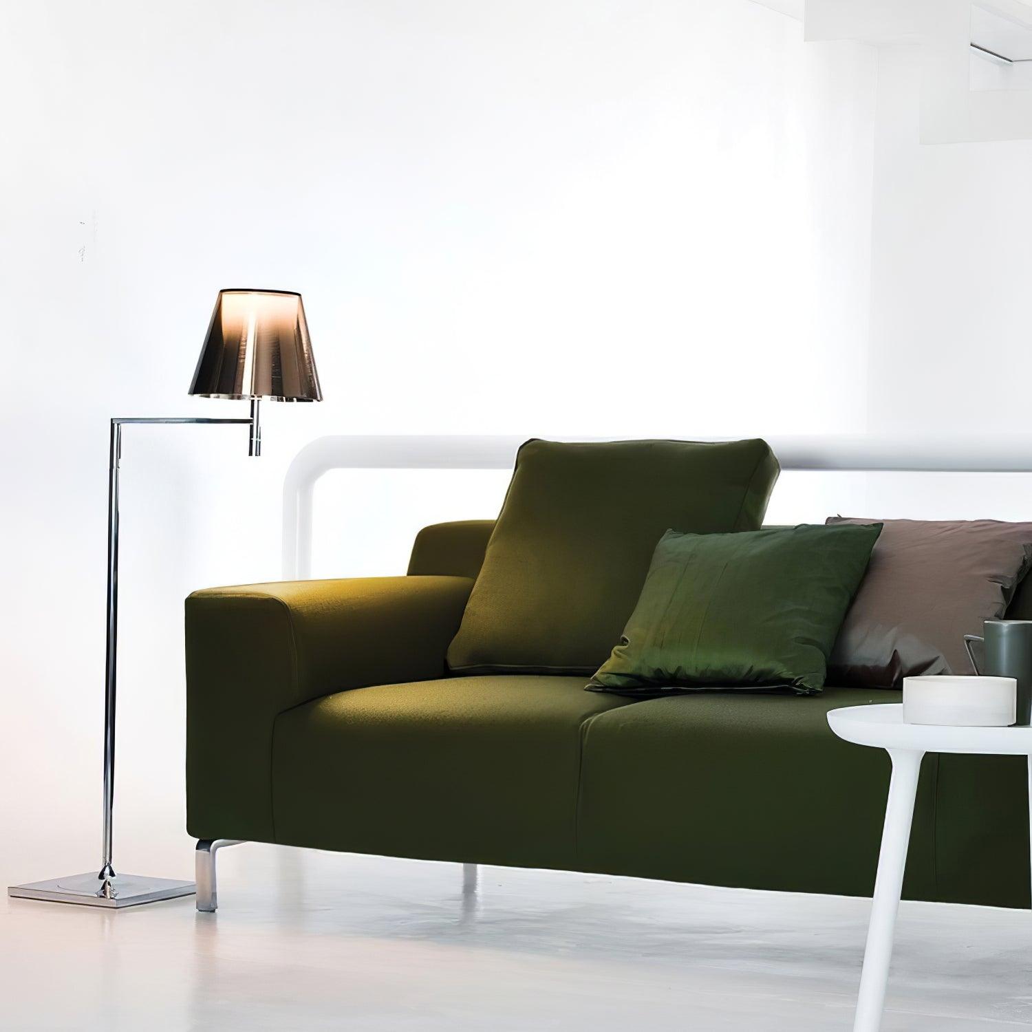 Chrome Prism Bending Floor Light - Blowlighting