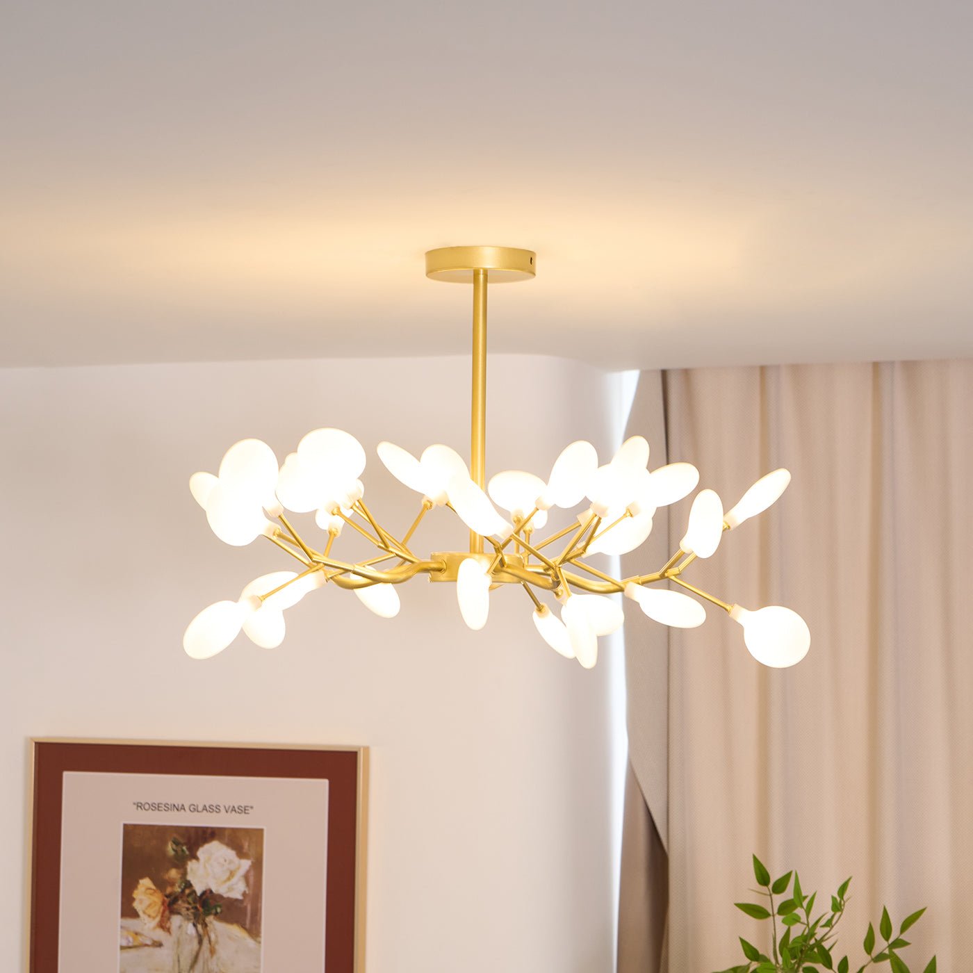 LED Firefly Sputnik Chandelier - Blowlighting