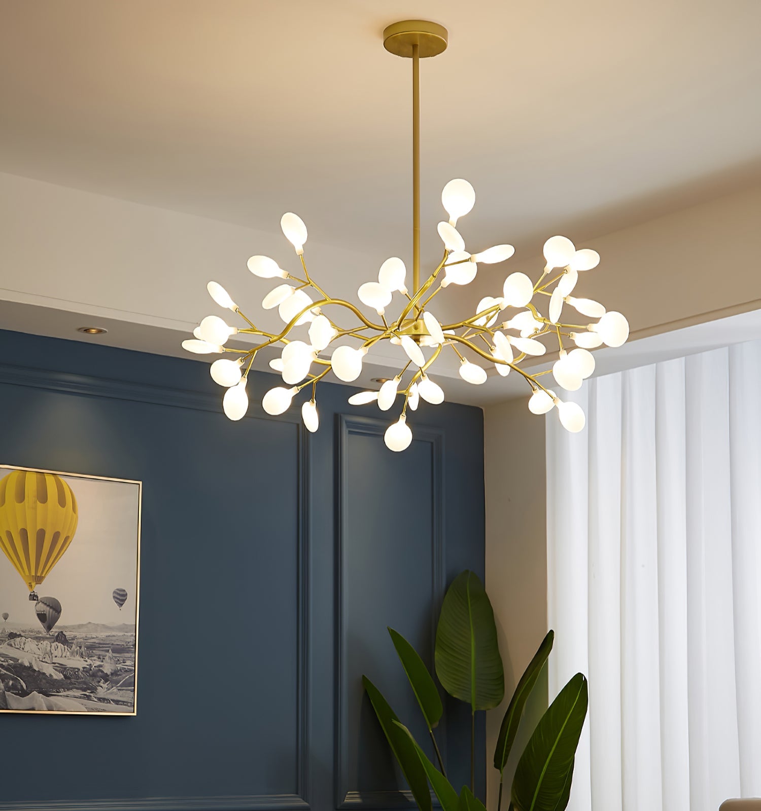 LED Firefly Sputnik Chandelier - Blowlighting