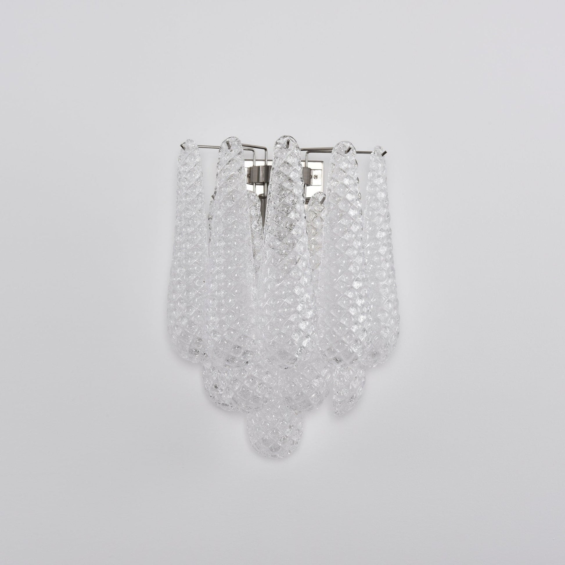 Aurora Wall Lamp Pink Teardrop Glass Floral Artistic - Blowlighting