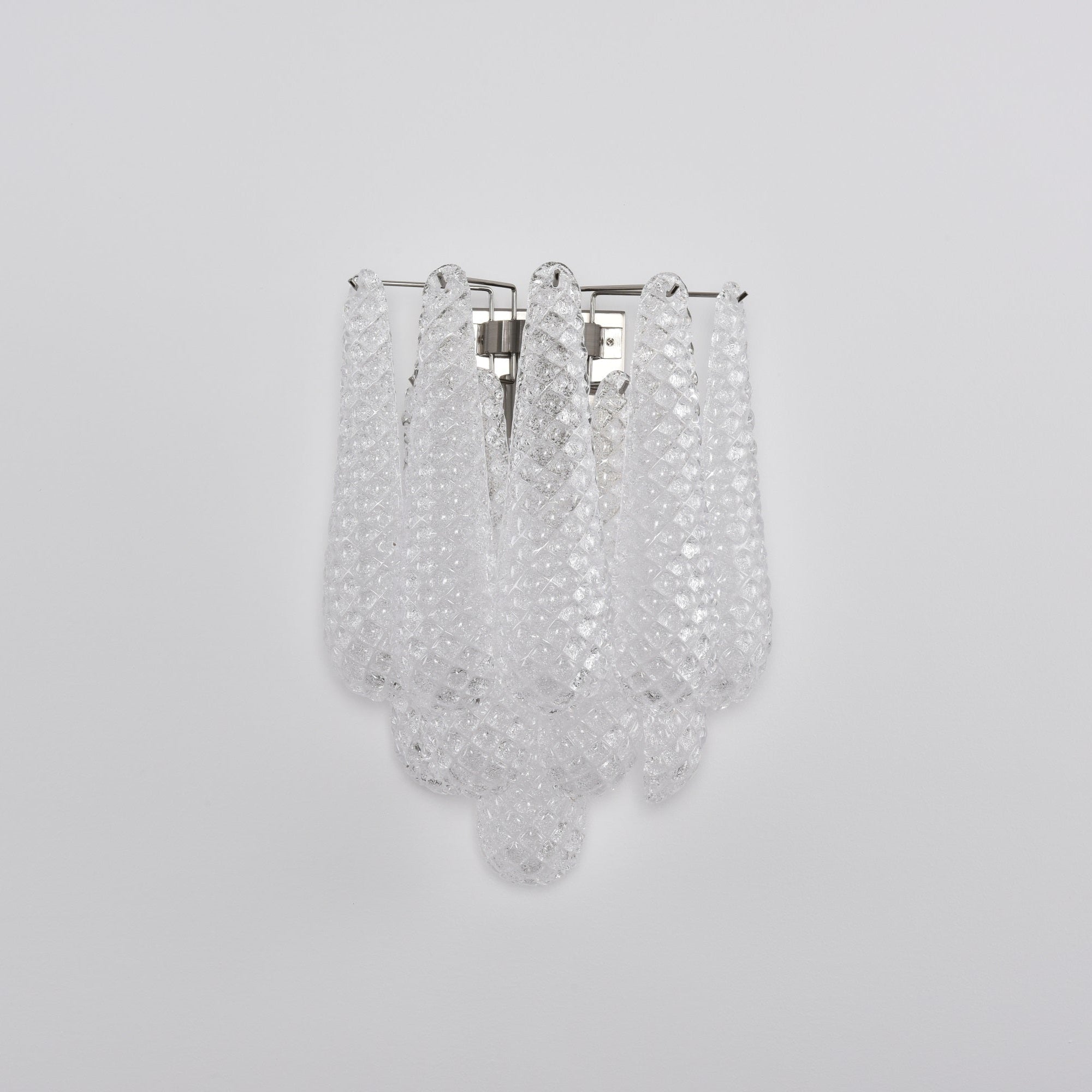 Aurora Wall Lamp Pink Teardrop Glass Floral Artistic - Blowlighting