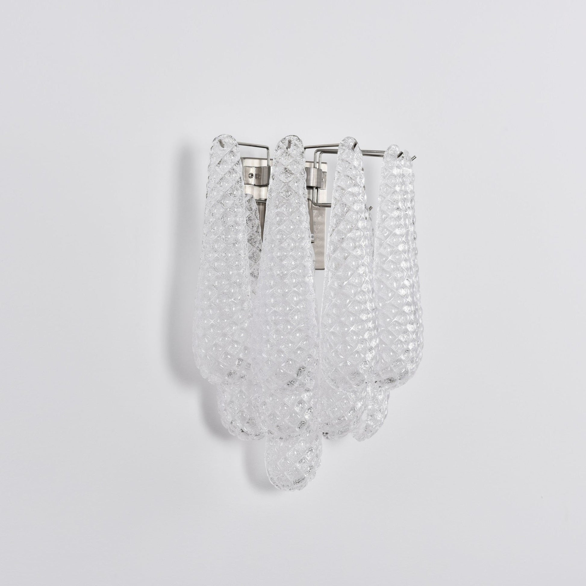 Aurora Wall Lamp Pink Teardrop Glass Floral Artistic - Blowlighting