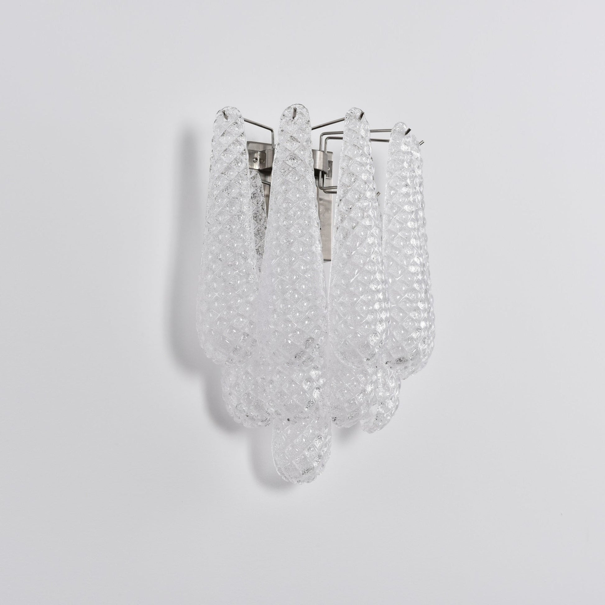 Aurora Wall Lamp Pink Teardrop Glass Floral Artistic - Blowlighting