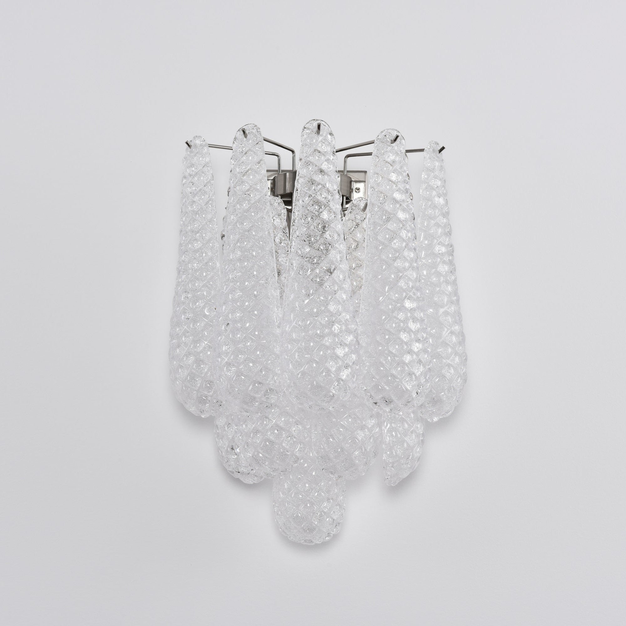 Aurora Wall Lamp Pink Teardrop Glass Floral Artistic - Blowlighting