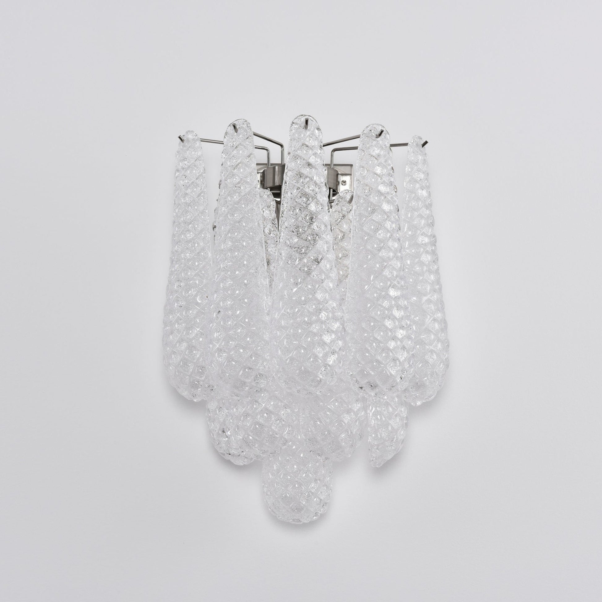 Aurora Wall Lamp Pink Teardrop Glass Floral Artistic - Blowlighting