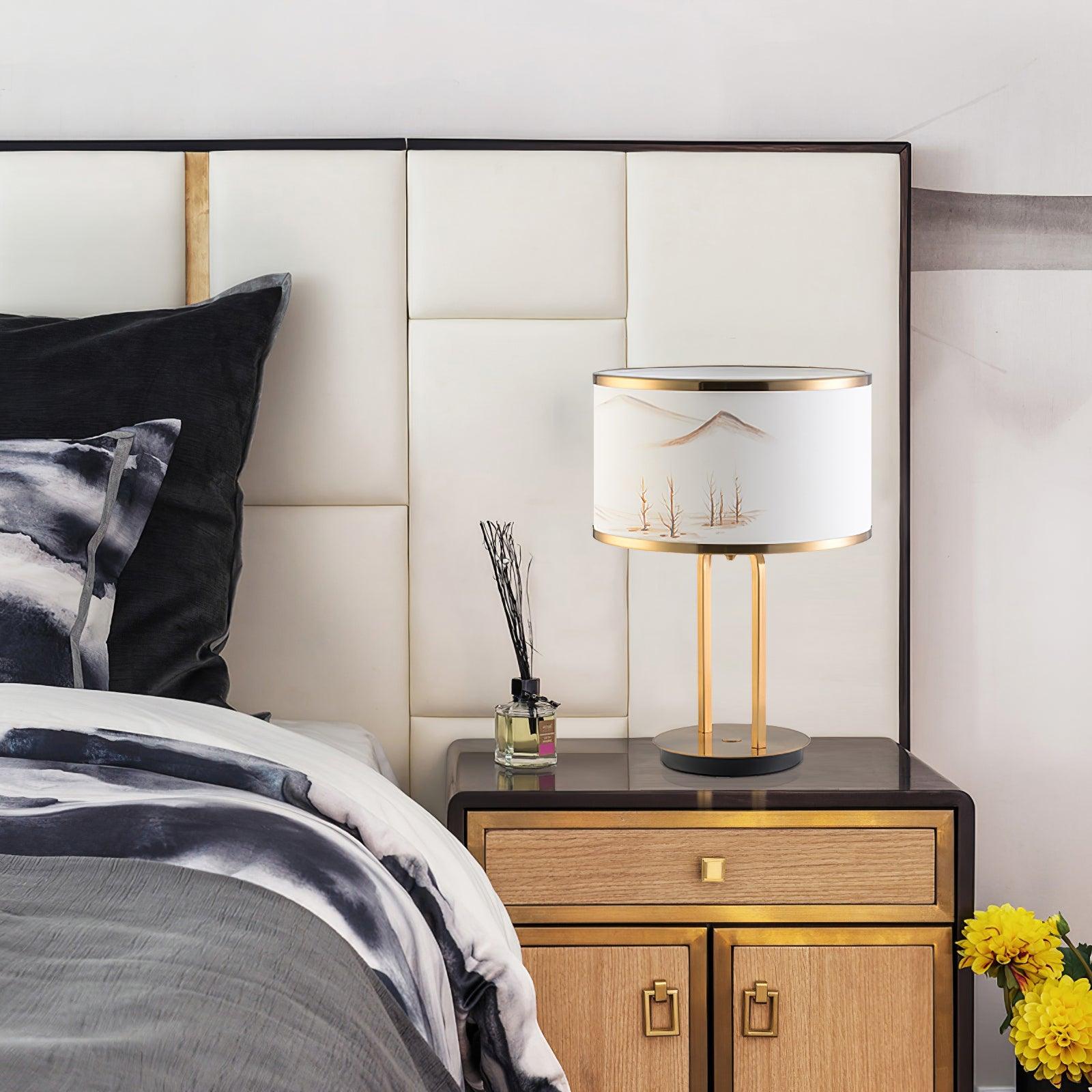 Landscape Painting Table Lamp - Blowlighting