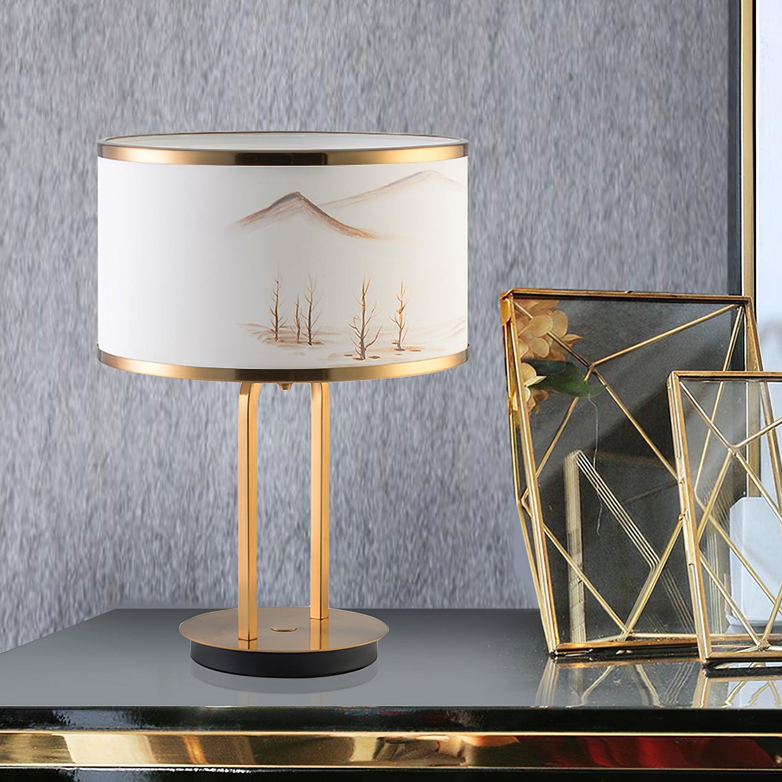 Landscape Painting Table Lamp - Blowlighting