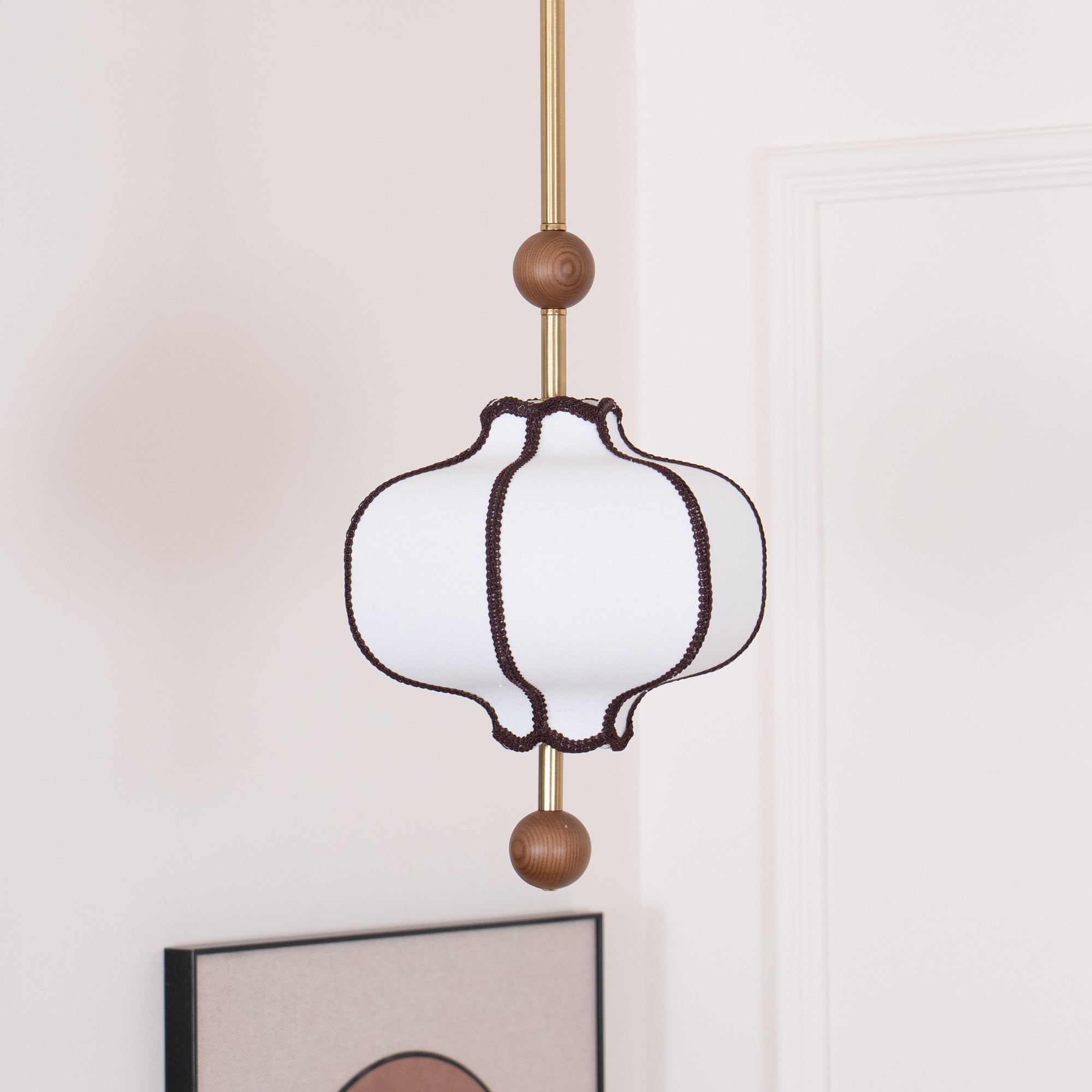 Lantern Fabric Pendant Light - Blowlighting