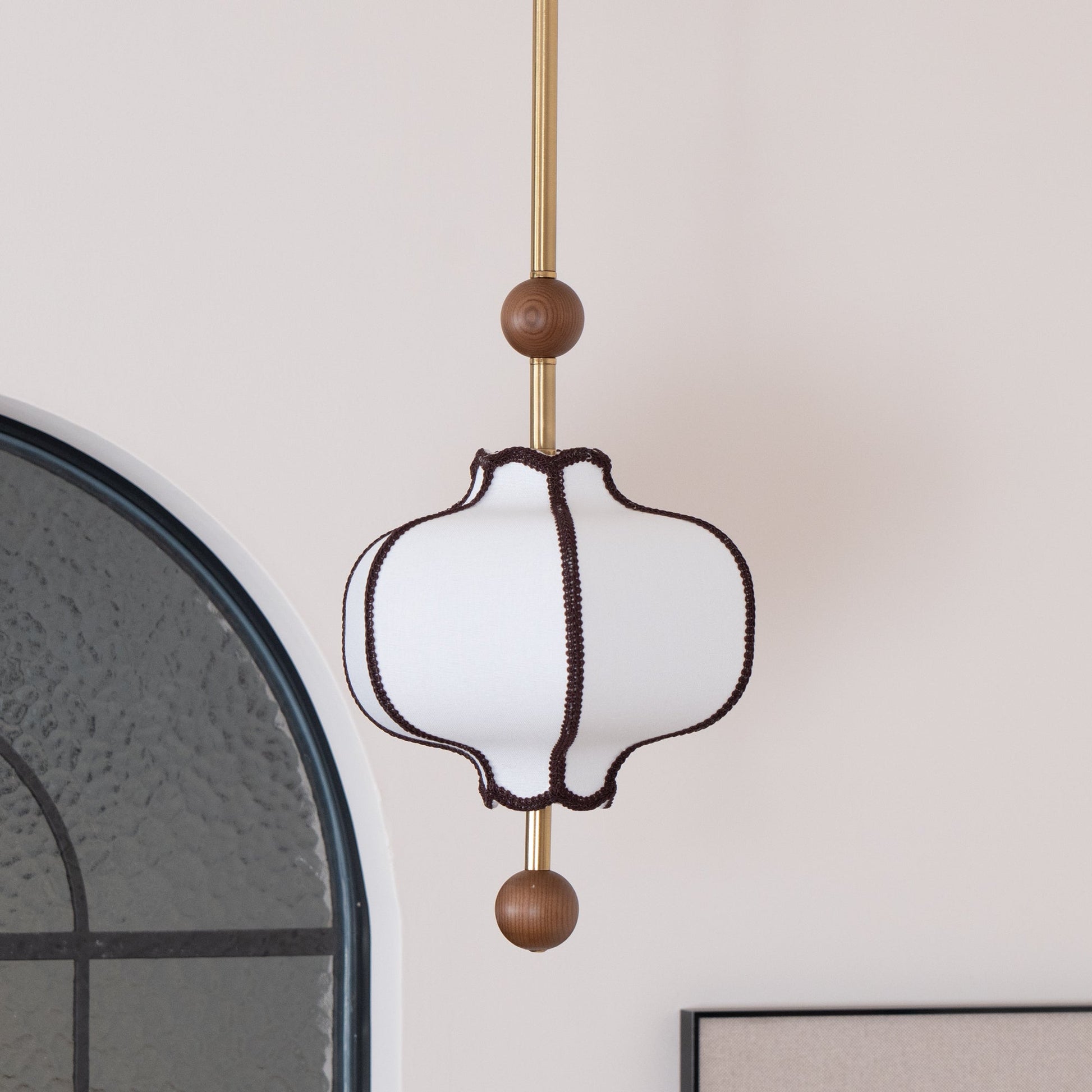 Lantern Fabric Pendant Light - Blowlighting