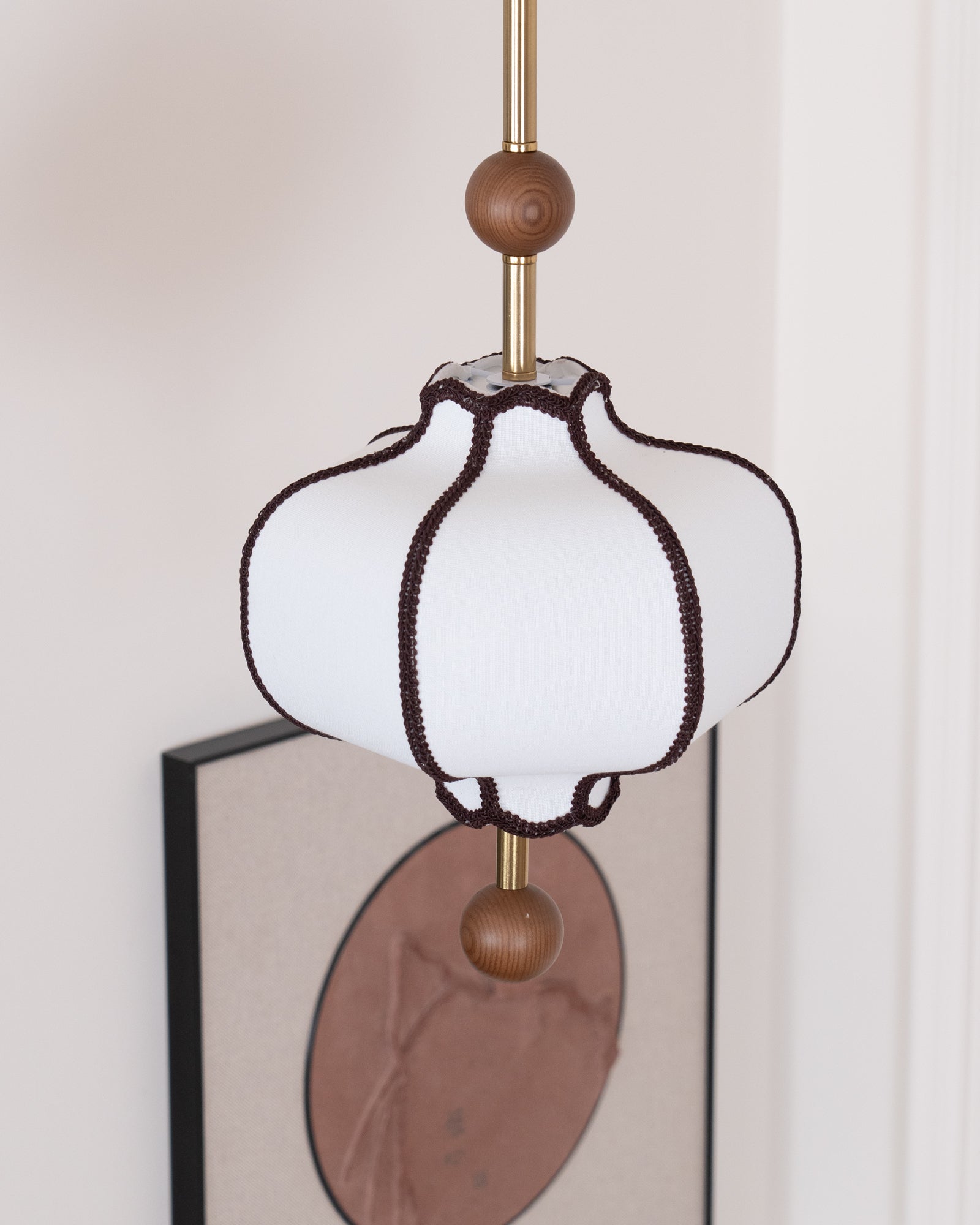 Lantern Fabric Pendant Light - Blowlighting