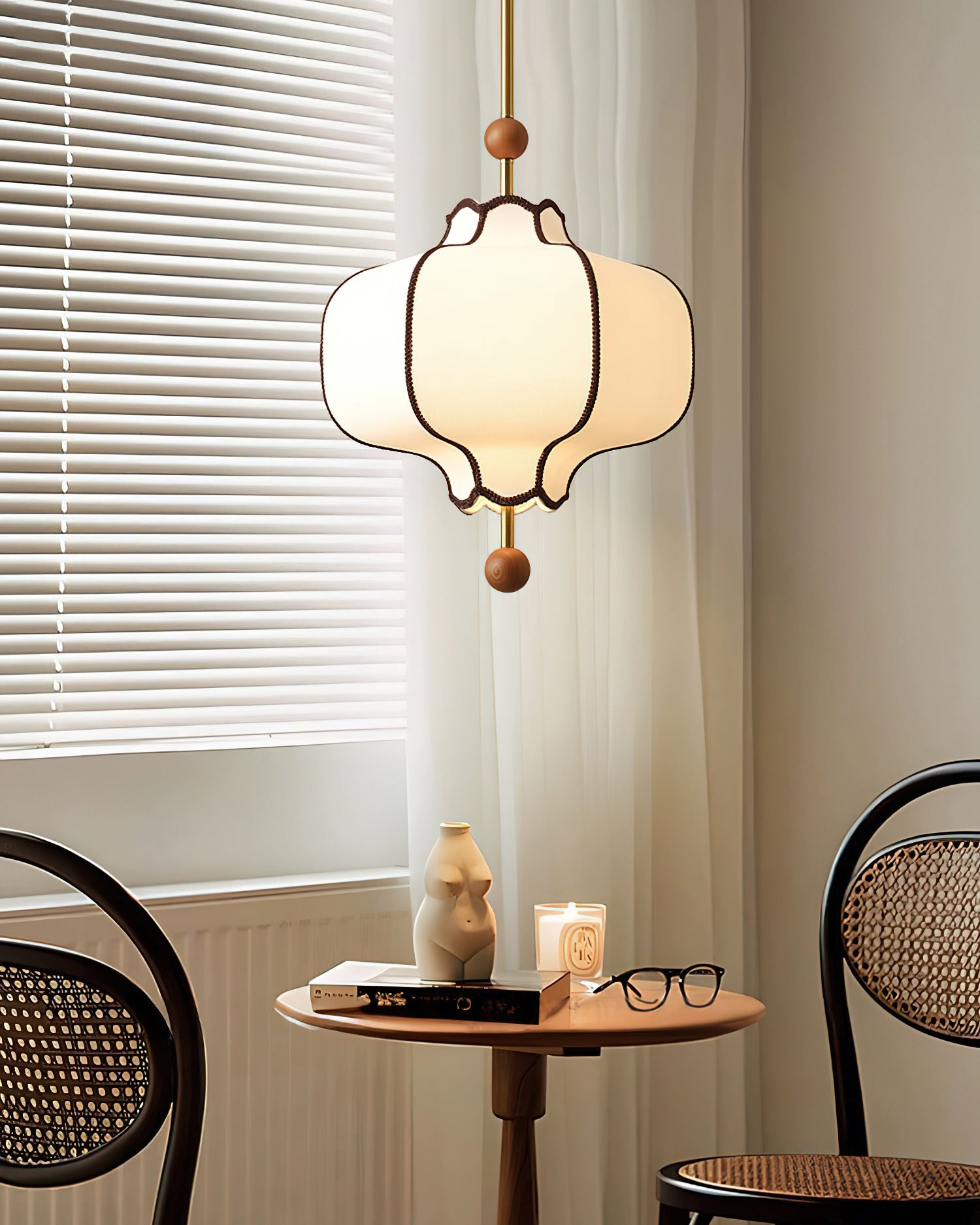 Lantern Fabric Pendant Light - Blowlighting