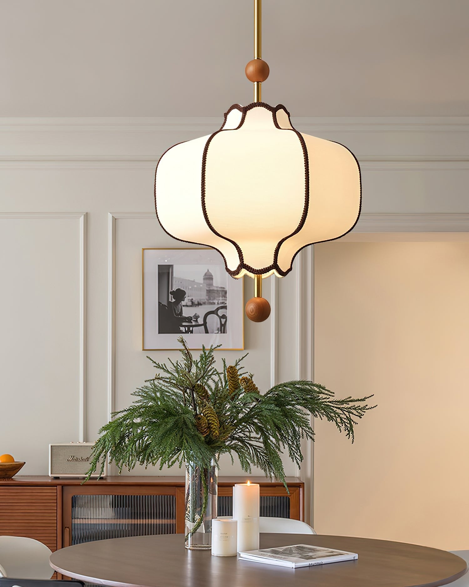Lantern Fabric Pendant Light - Blowlighting