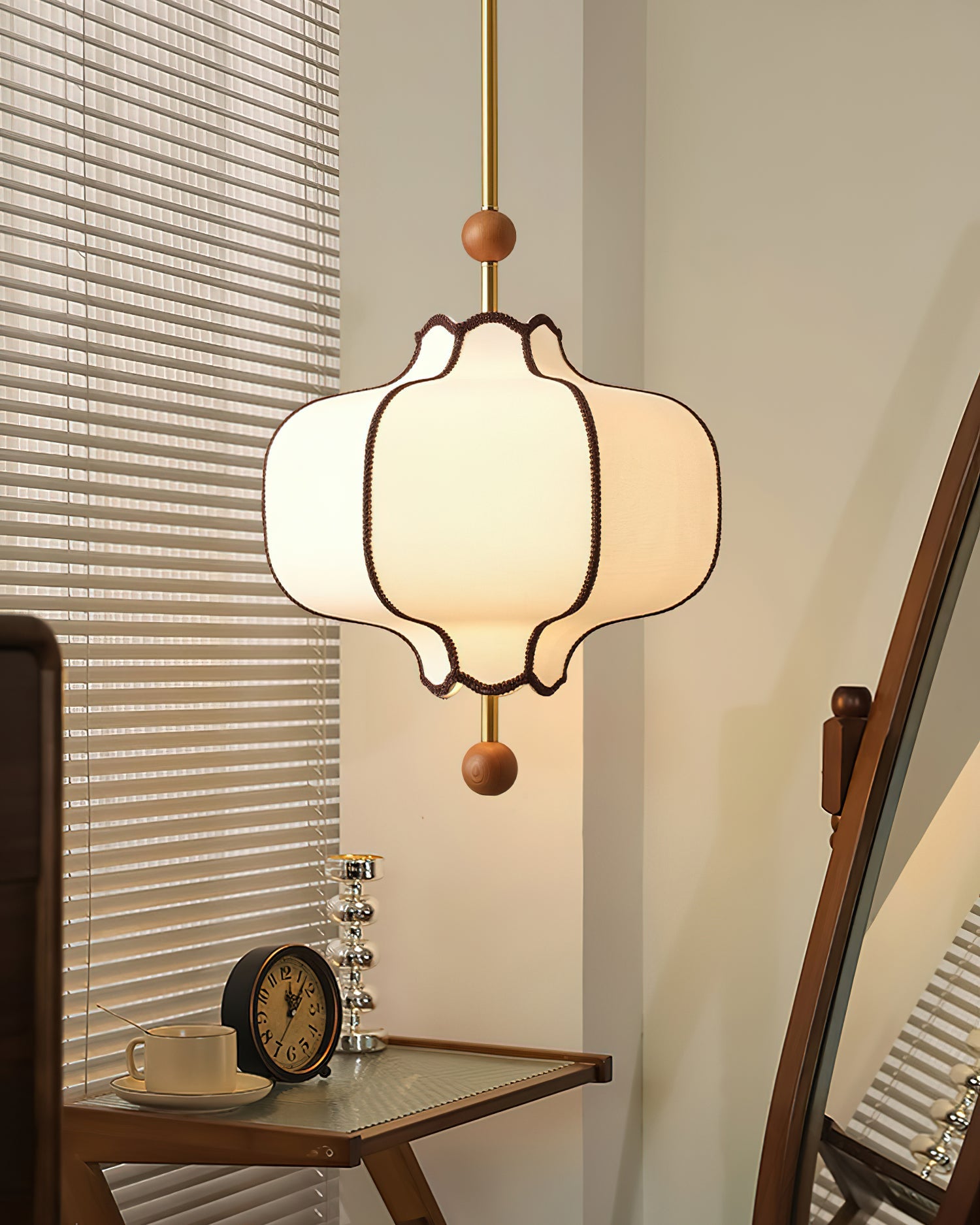 Lantern Fabric Pendant Light - Blowlighting