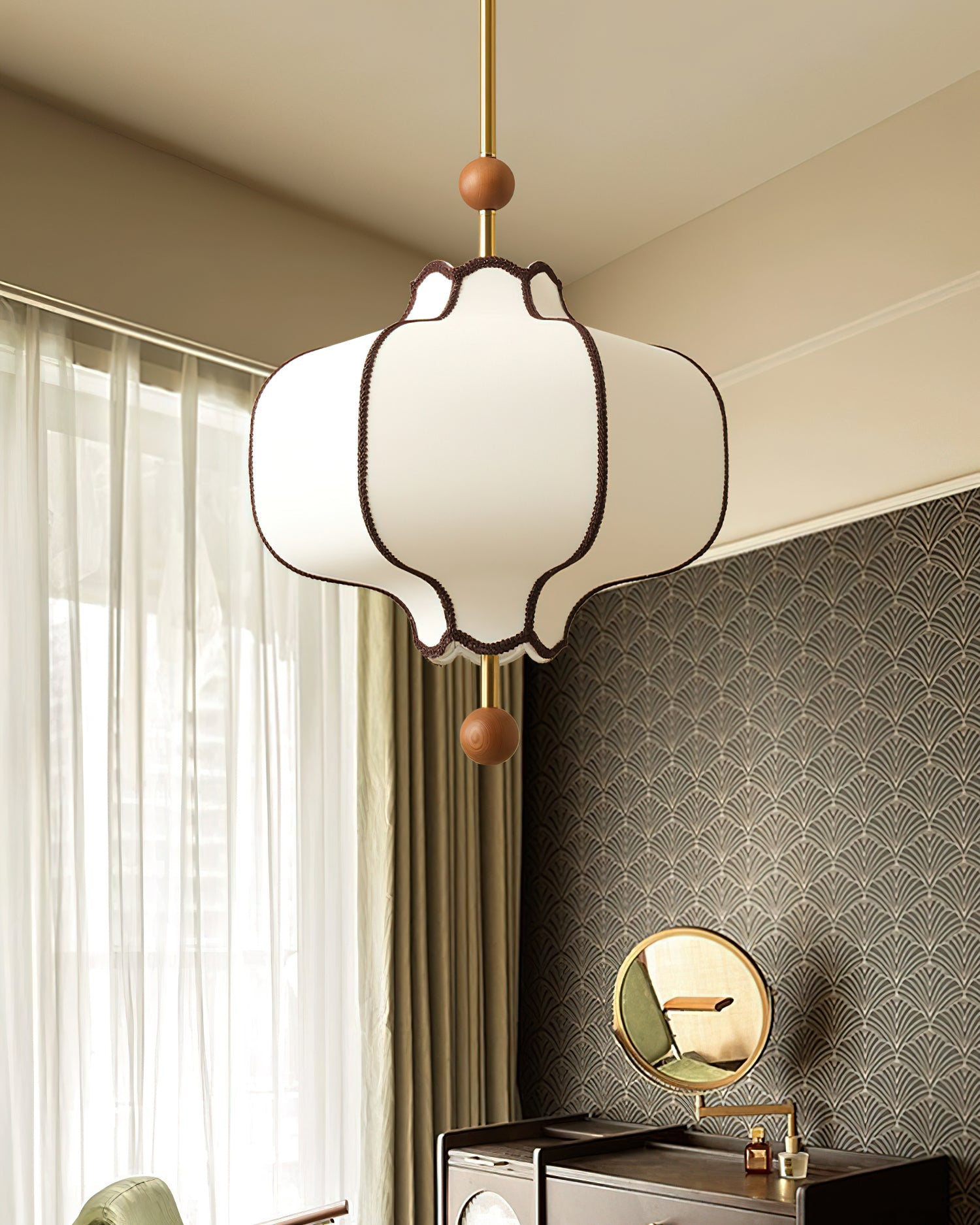 Lantern Fabric Pendant Light - Blowlighting
