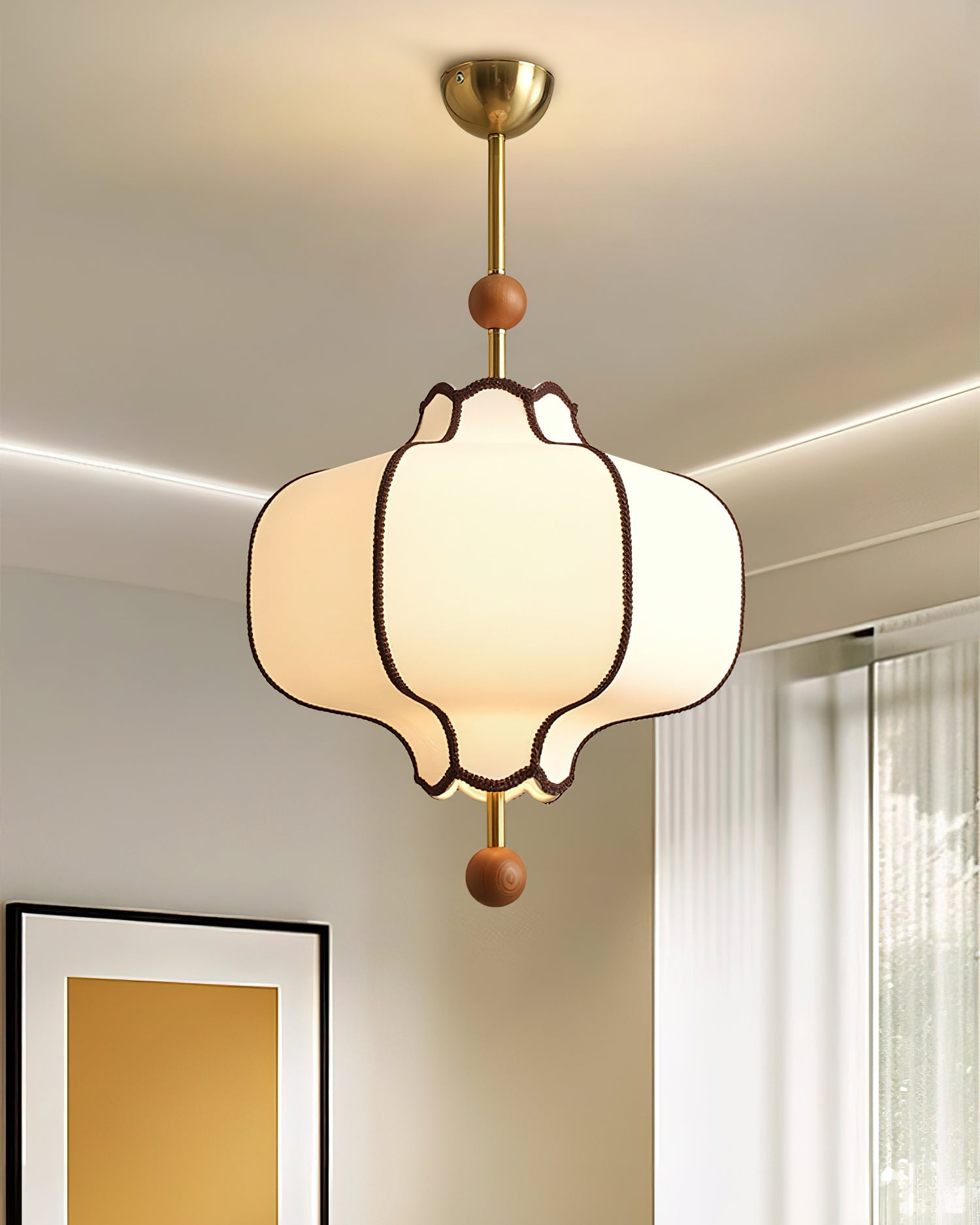 Lantern Fabric Pendant Light - Blowlighting