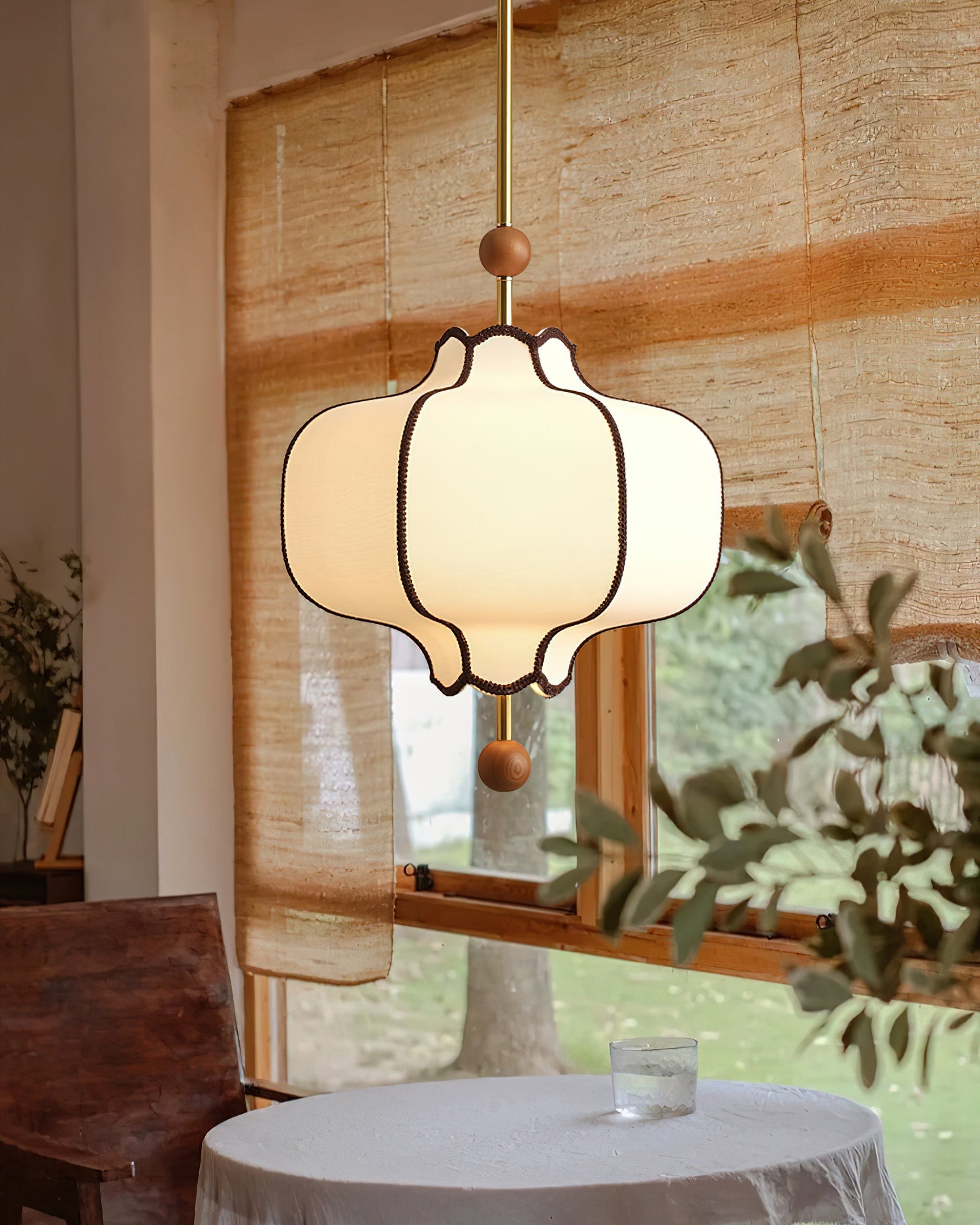 Lantern Fabric Pendant Light - Blowlighting