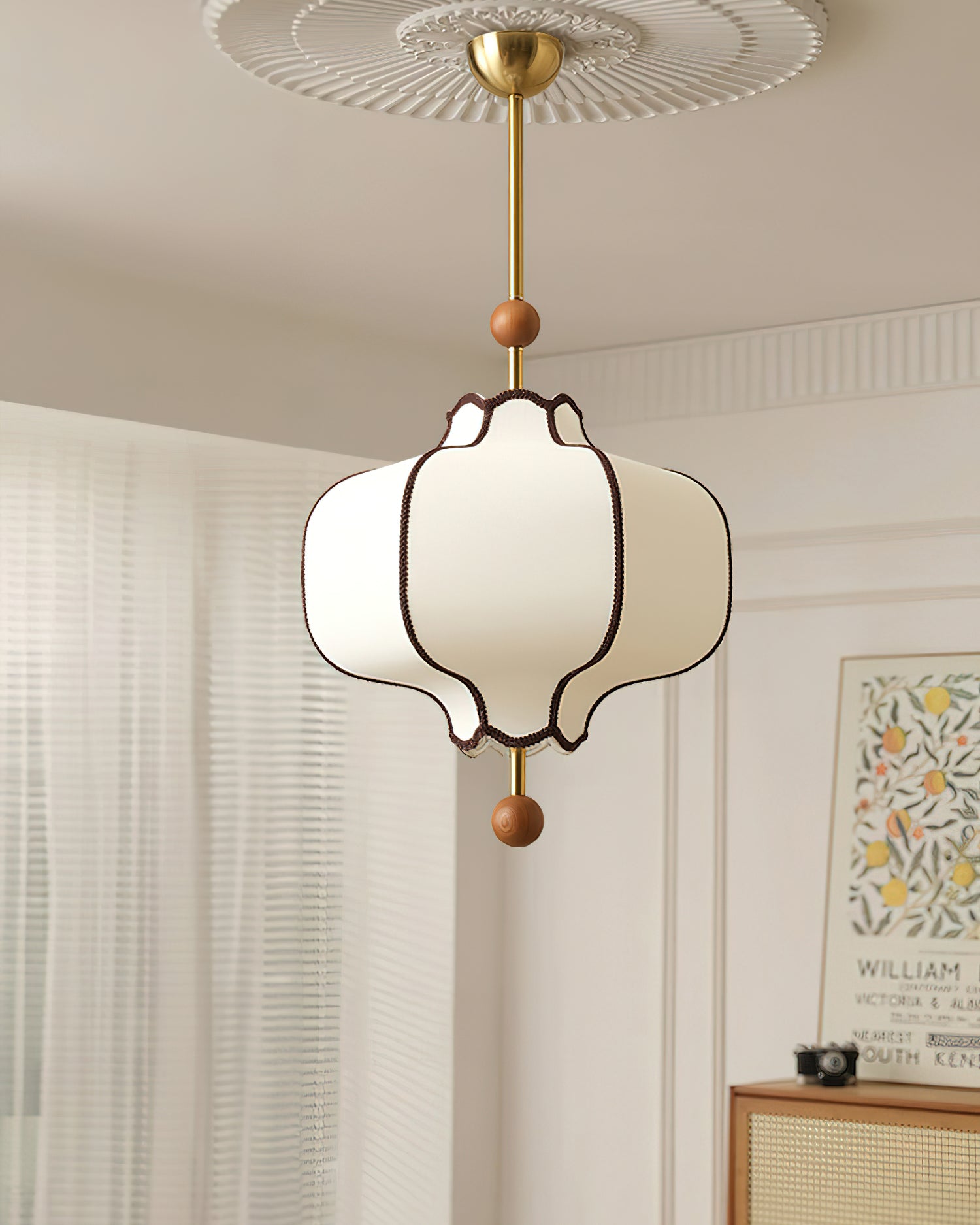 Lantern Fabric Pendant Light - Blowlighting