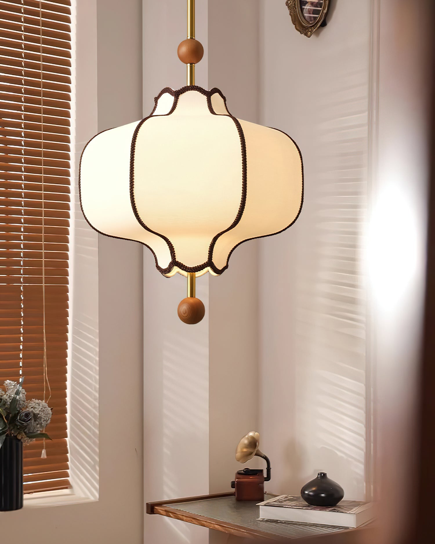 Lantern Fabric Pendant Light - Blowlighting