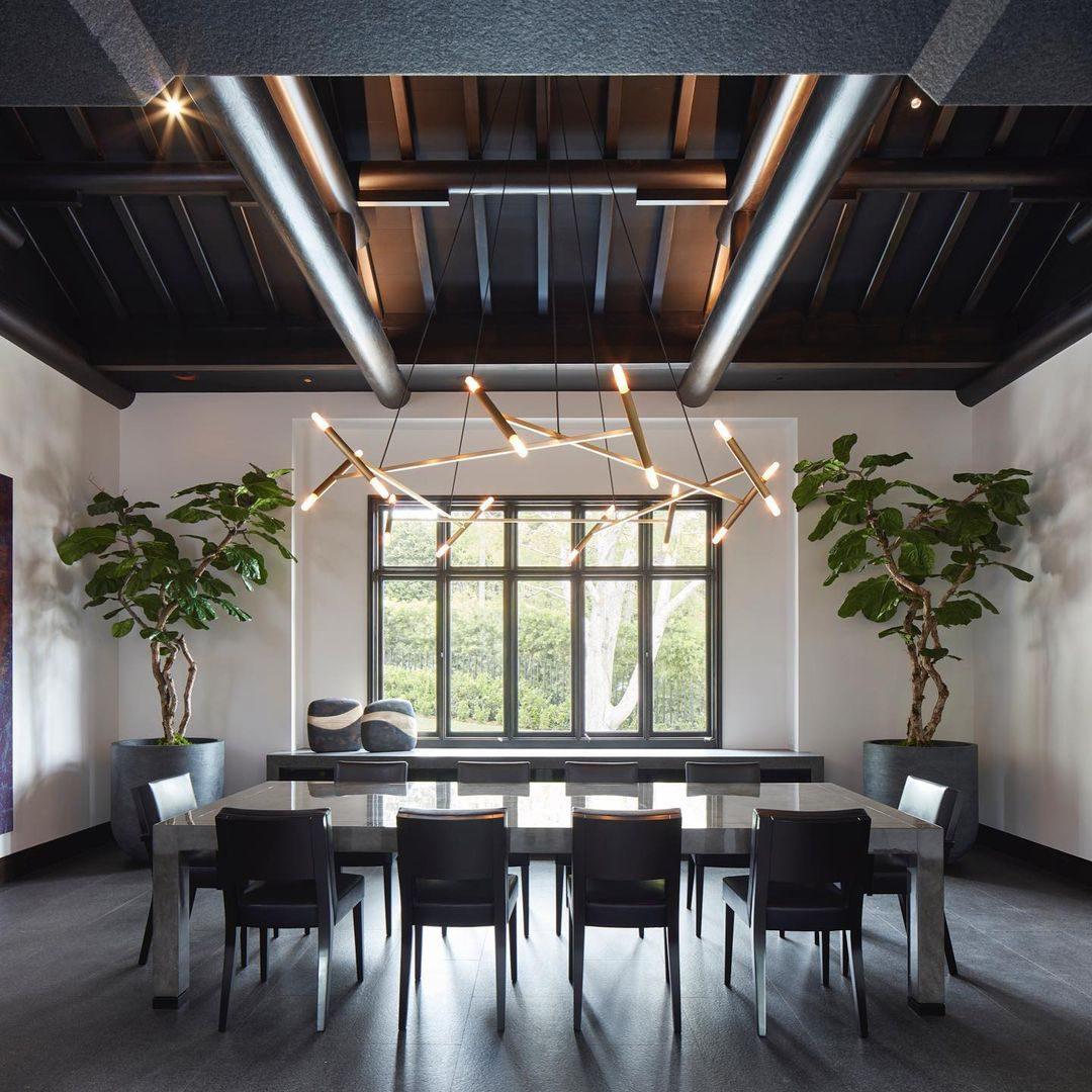 Astra Modern Brass Chandelier - Blowlighting