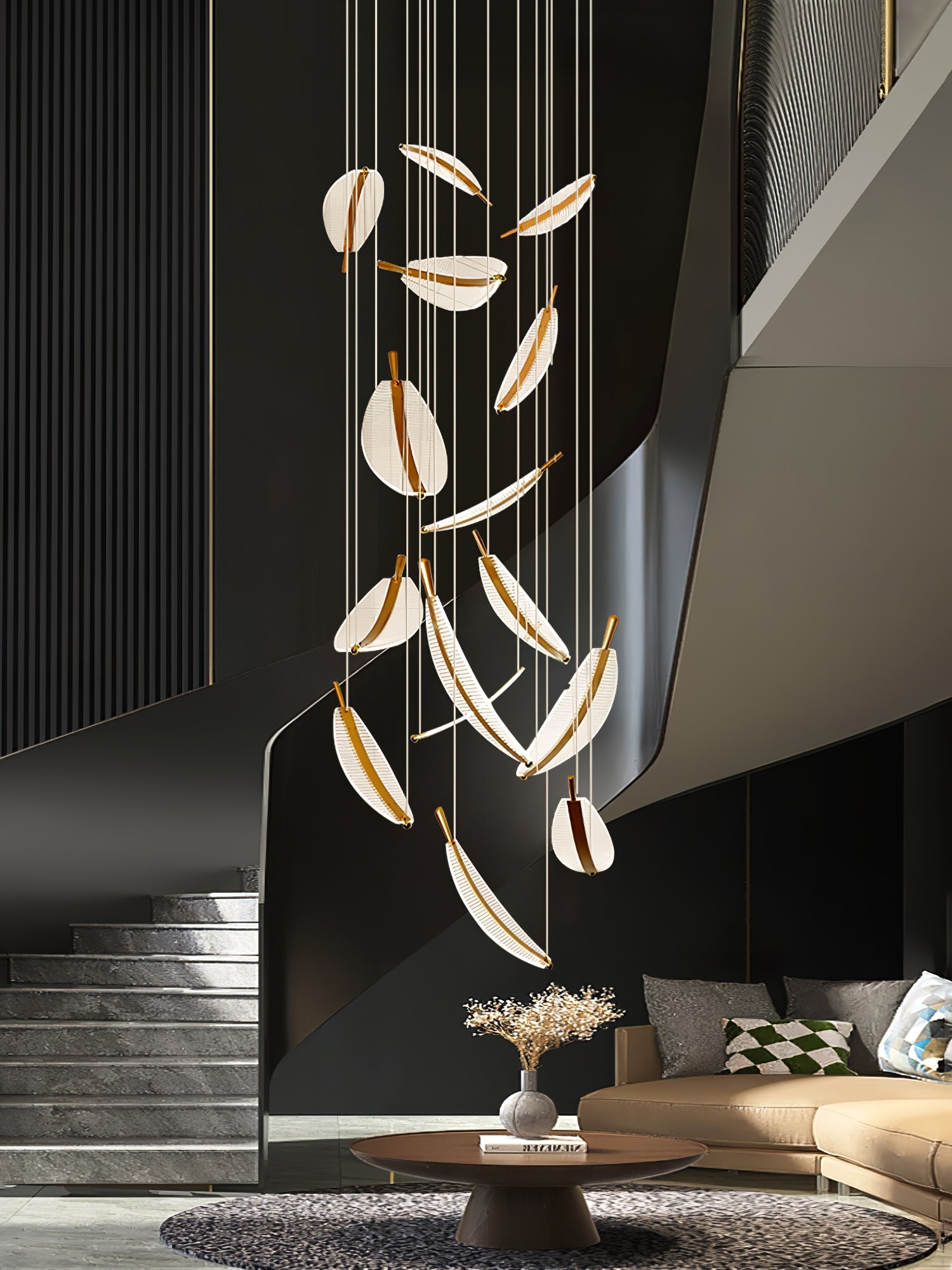Leaf LED Chandelier - Blowlighting