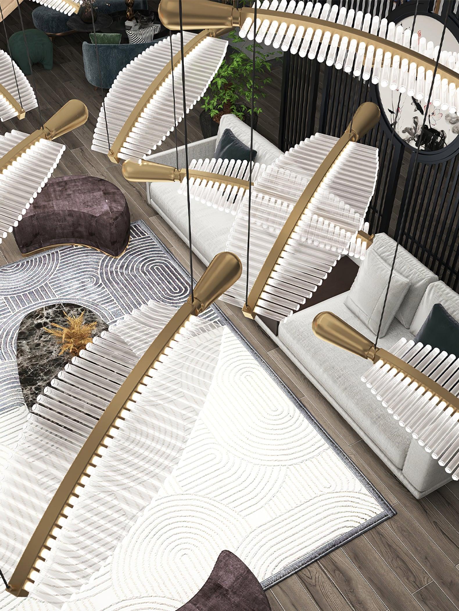 Leaf LED Chandelier - Blowlighting