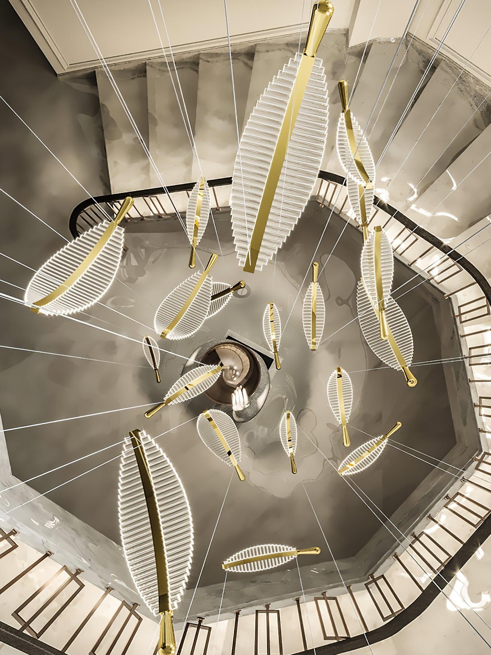 Leaf LED Chandelier - Blowlighting